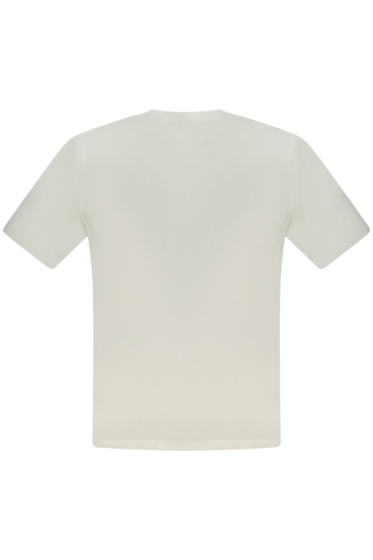 996016000_BI0101 – Herren Kurzarmhemd Weiß – Stilvoll mit Applikation und Rundhals – Größe: S, M, L, XL, 2XL, 3XL – Farbe: Bianco