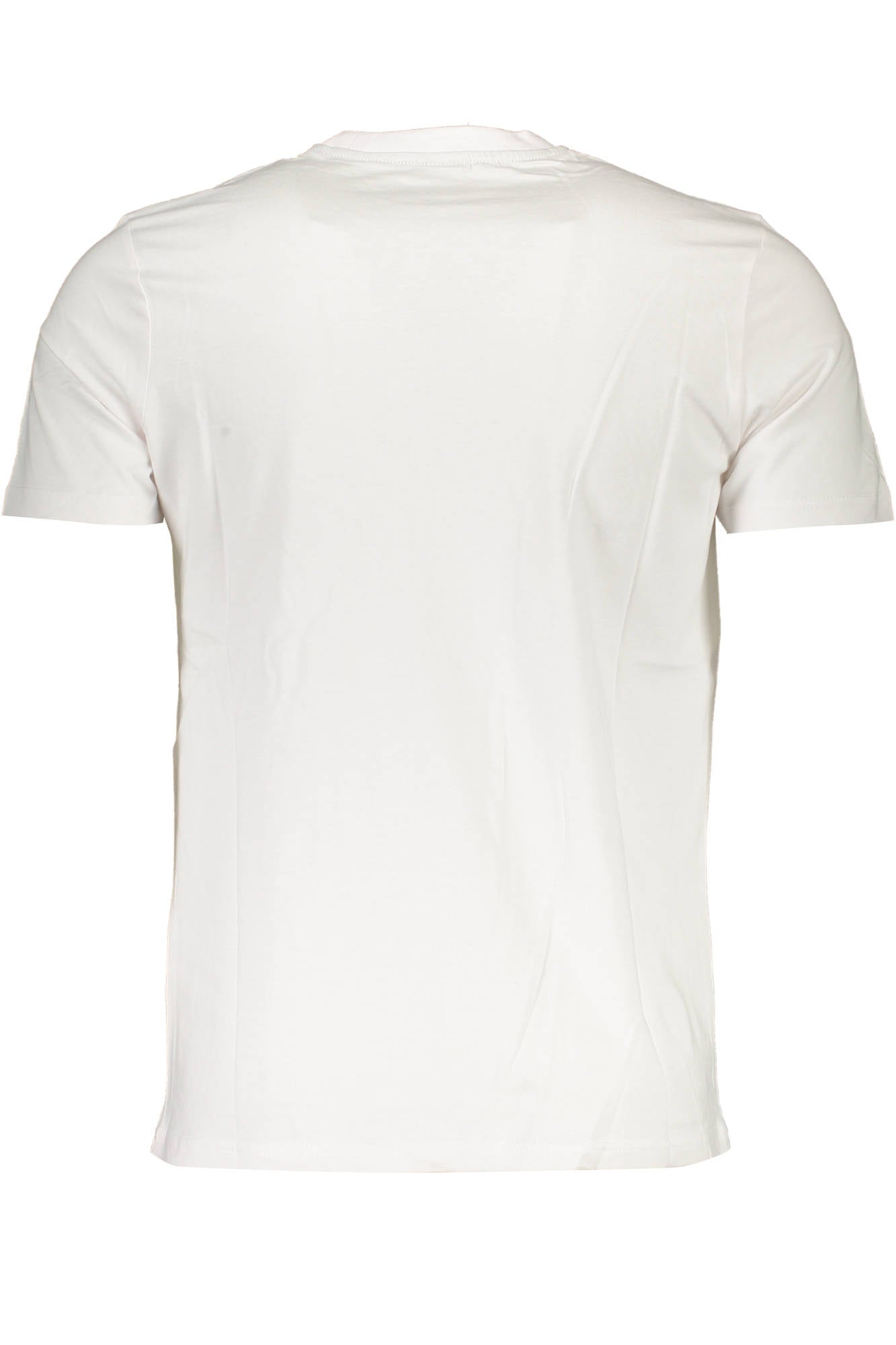 902477-000_BIANCO_0101 – Weißes Herren Kurzarm-T-Shirt mit Logo und Rundhalsausschnitt – Größe: XL, 2XL, 3XL – Farbe: Bianco