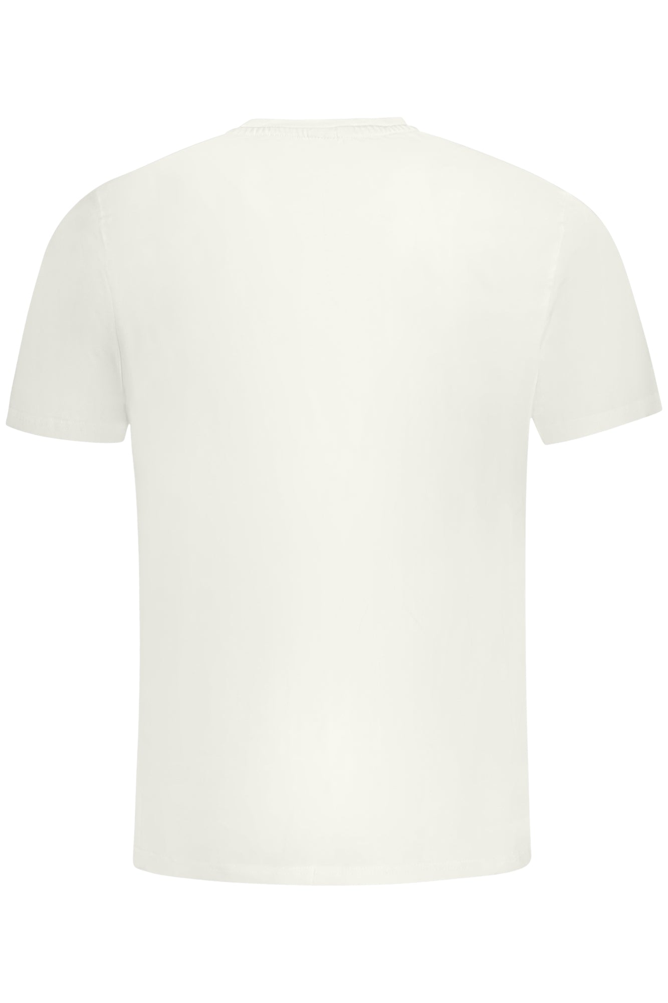 996024000_BI0101 – Kurzarm Herren T-Shirt: Weißes Rundhals-Shirt mit coolem Print – Größe: S, M, L, XL, 2XL, 3XL – Farbe: Bianco