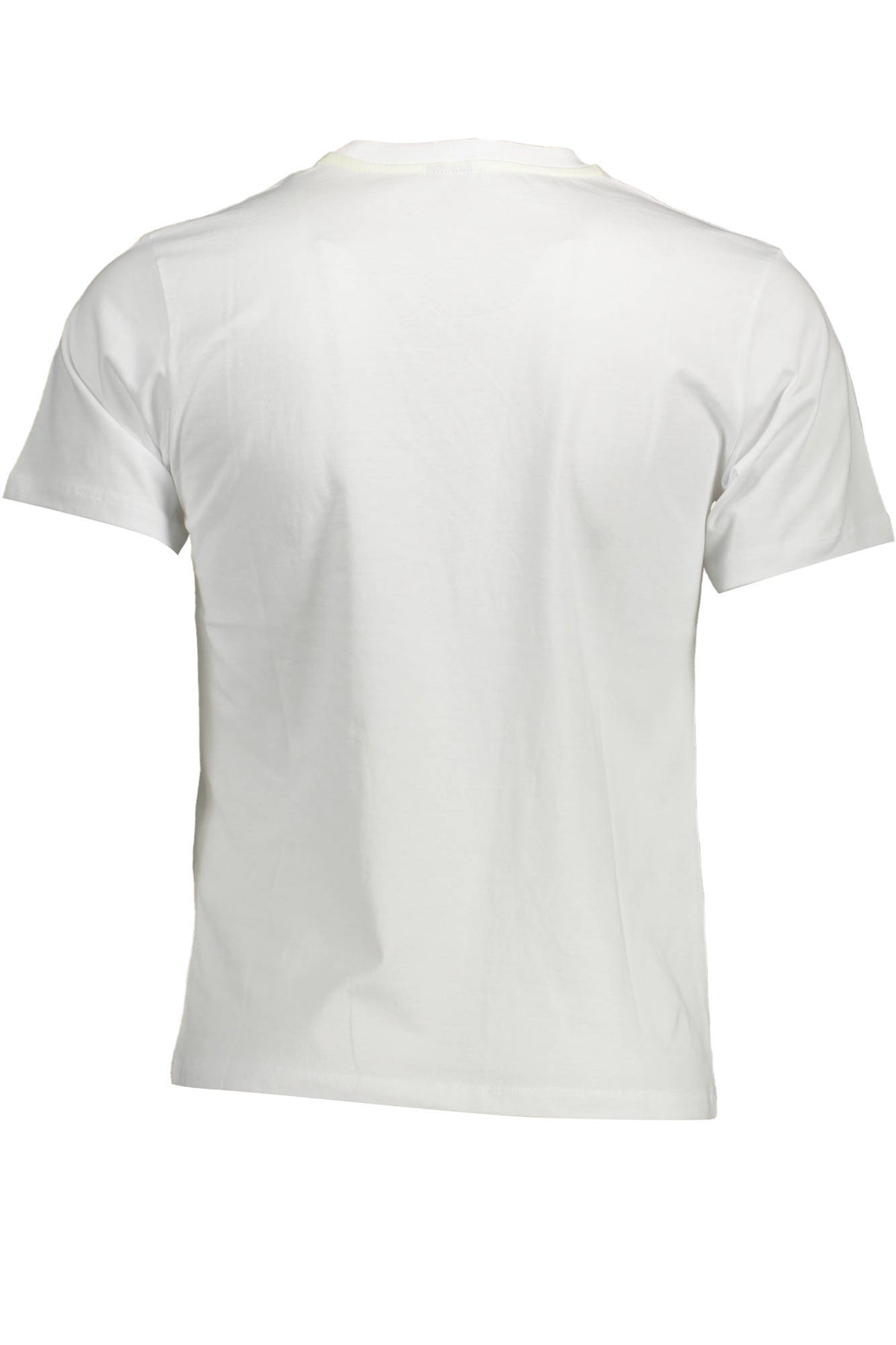 692793-000_BIANCO_0101 – Herren Weißes Kurzarm-T-Shirt mit Druck aus Naturfasern – Größe: XL, 2XL – Farbe: Bianco