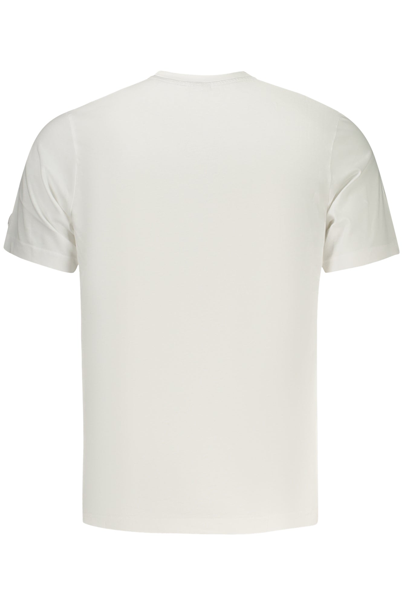 996042000_BI0101 – Weißes Herren Kurzarm T-Shirt mit Print und Rundhalsausschnitt – Größe: S, M, L, XL, 2XL, 3XL – Farbe: Bianco