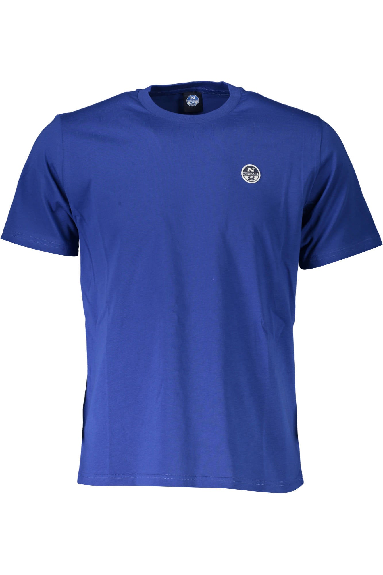 902502-000_BLU_0790 – Kurzarmp-T-Shirt Herren Blau mit Applikation & Rundhalsausschnitt – Größe: M, L, XL – Farbe: Blu
