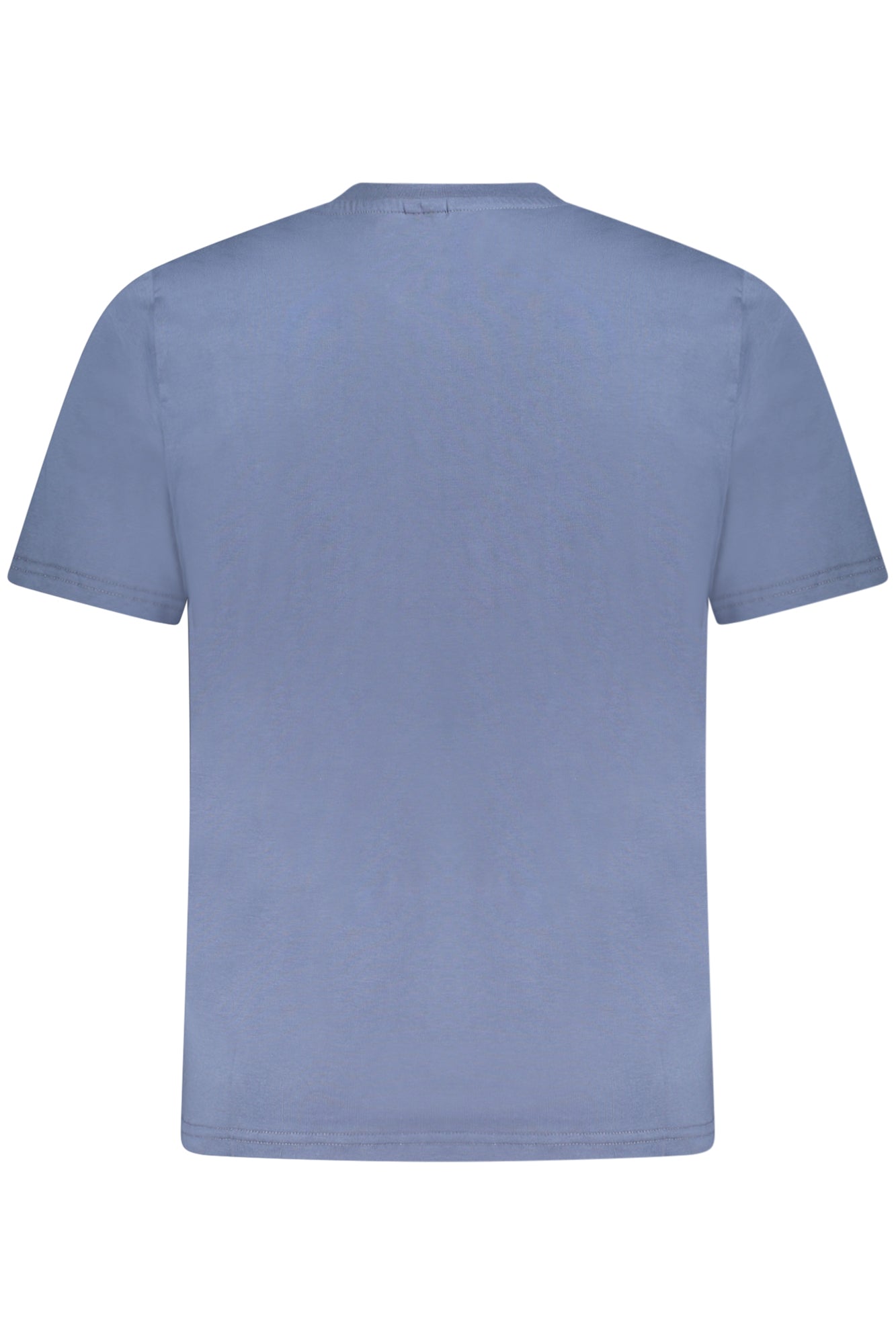 996027000_BL0772 – Herren Kurzarm T-Shirt Blau mit Rundhals & Logo-Druck – Größe: S, M, L, XL, 2XL, 3XL – Farbe: Blu