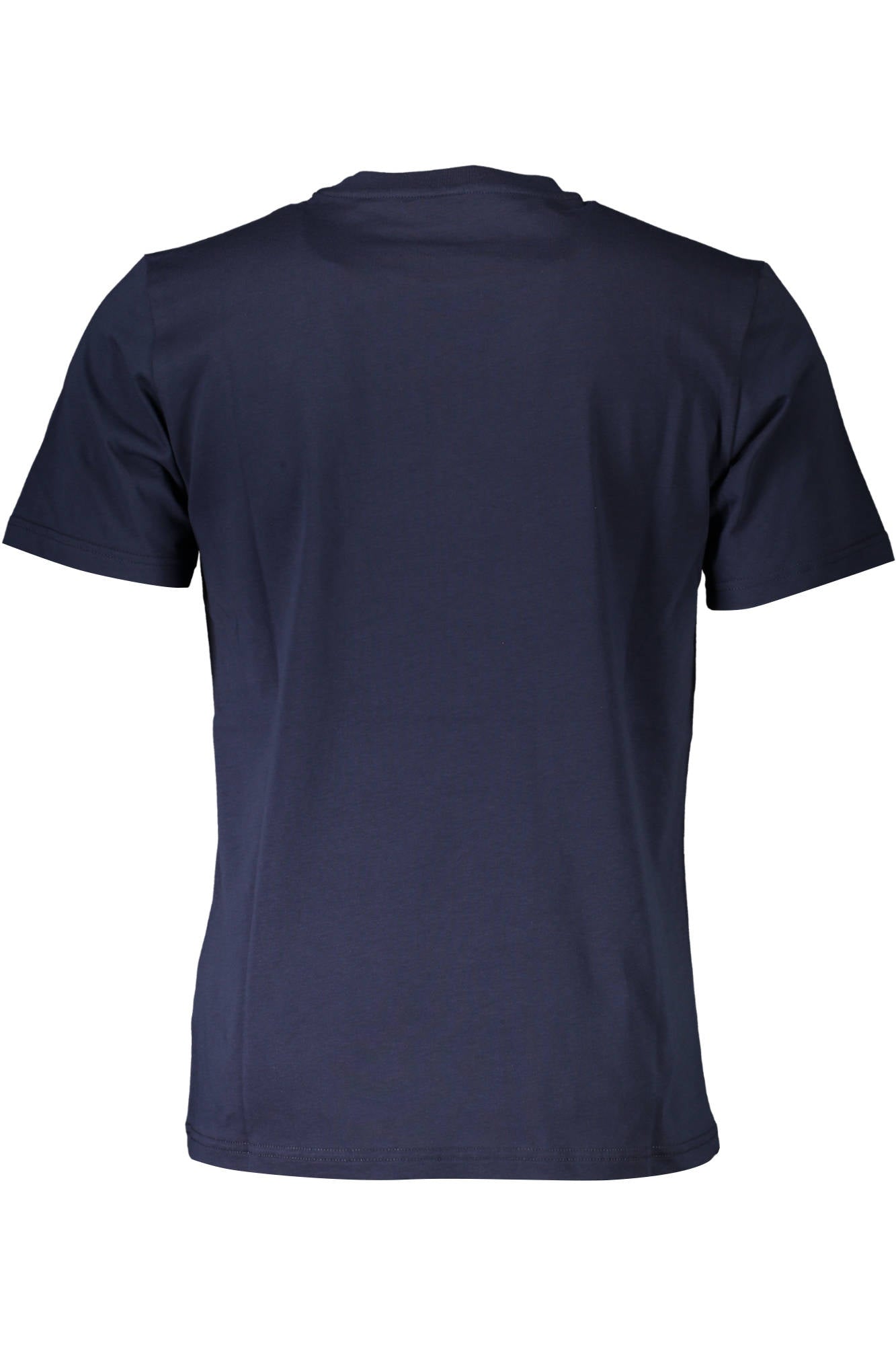 902503-000_BLU_0802 – Herren Kurzarm T-Shirt Blau mit Druck und Rundhalsausschnitt – Größe: M, L, XL, 2XL – Farbe: Blu