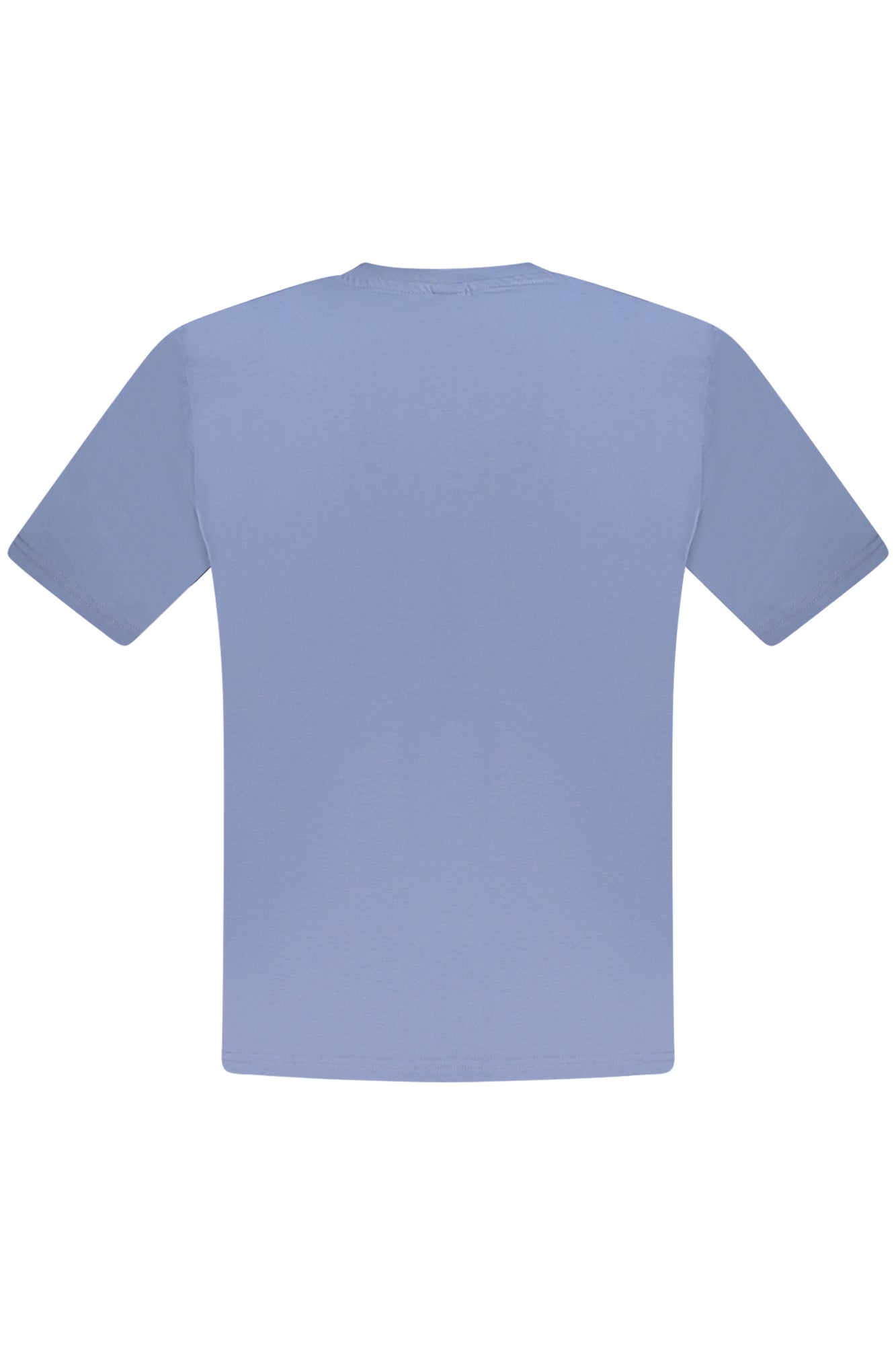 996020000_BL0772 – Herren Blaues Kurzarm T-Shirt mit Rundhalsausschnitt und Druck – Größe: S, M, L, XL, 2XL, 3XL – Farbe: Blu