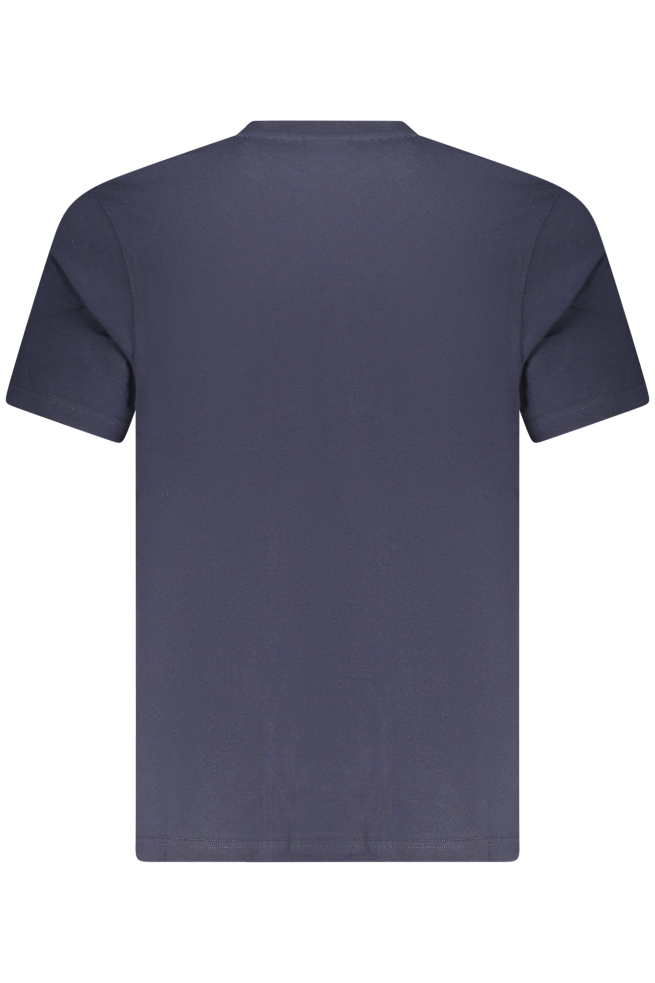 996042000_BL0802 – Blaues Herren Kurzarm-T-Shirt mit Rundhals und Druckmotiv – Größe: S, M, L, XL, 2XL, 3XL – Farbe: Blu