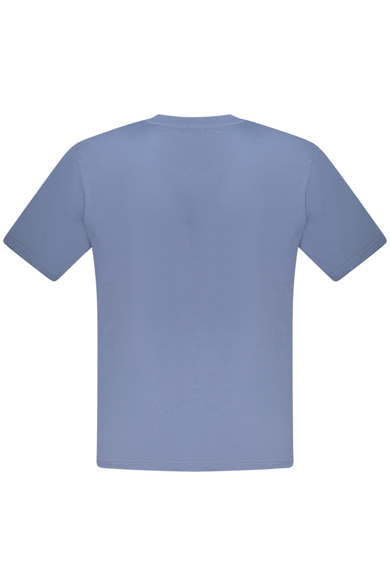 996016000_BL0772 – Stylisches Herren T-Shirt Blau mit Applikation und Logodetail – Größe: S, M, L, XL, 2XL, 3XL – Farbe: Blu