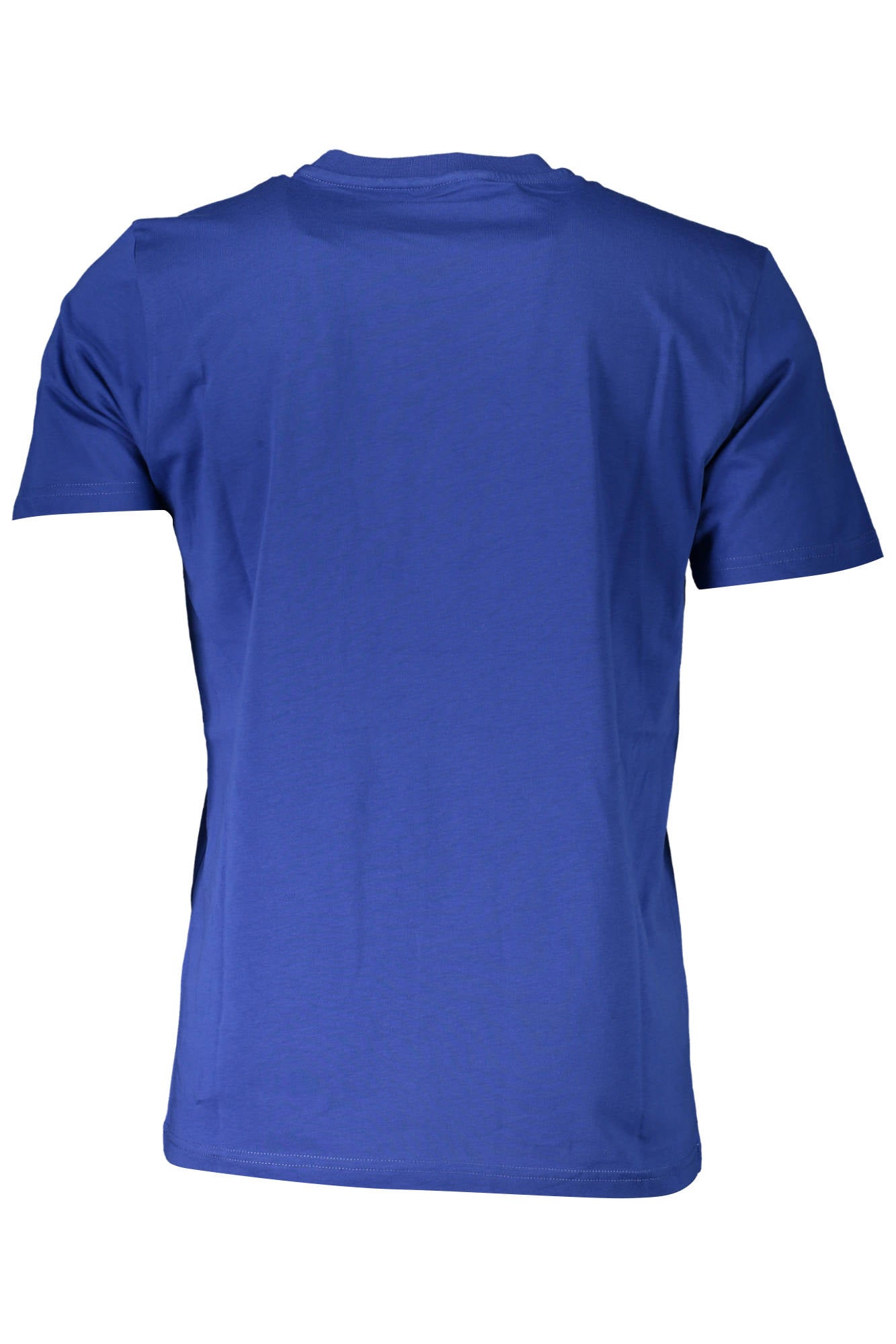 902503-000_BLU_0790 – Blaues Herren T-Shirt mit Rundhals und Druck – Kurzarm, lässig & stylisch – Größe: S, M, L, XL, 2XL – Farbe: Blu