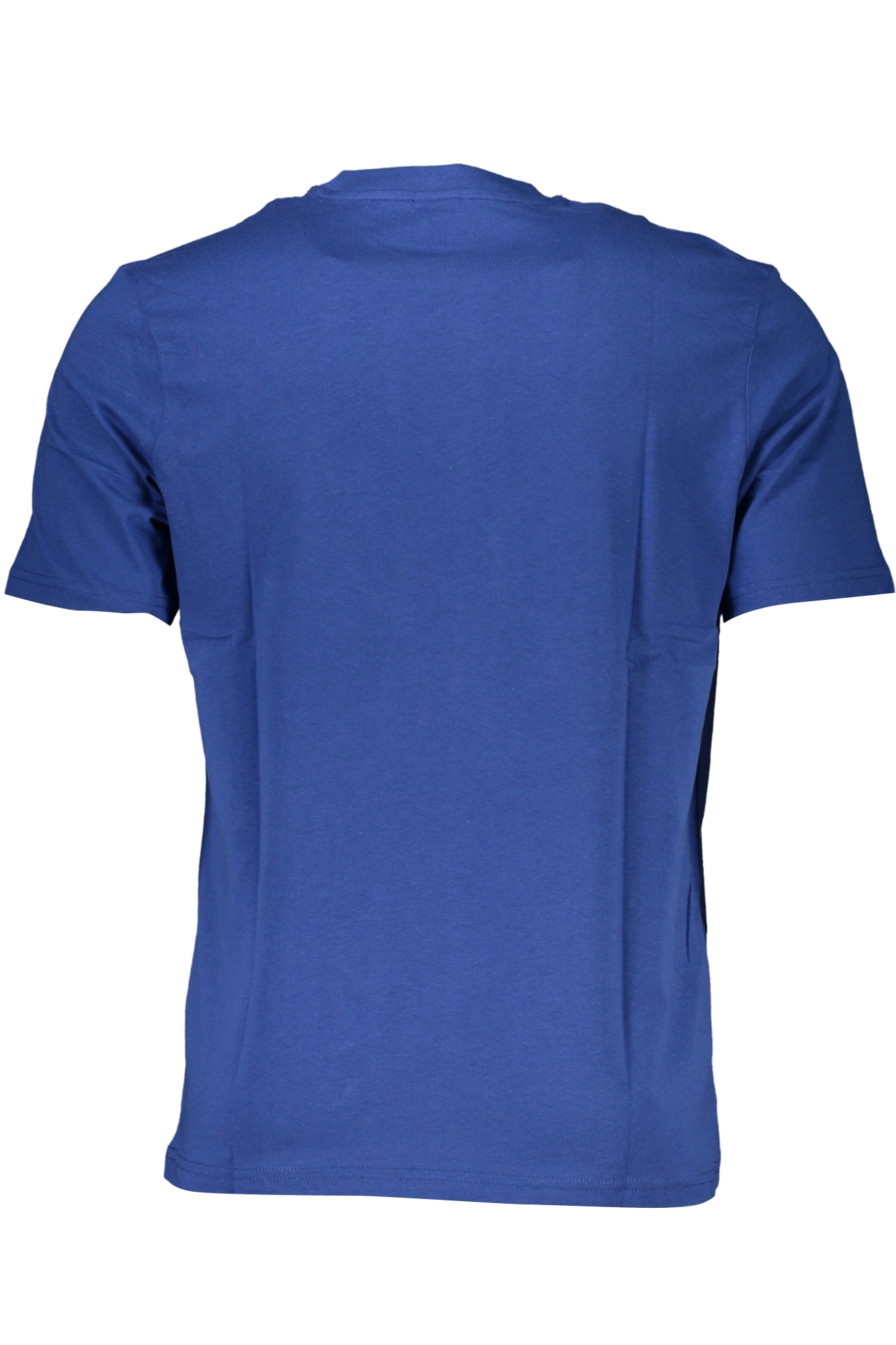 902836000_BL0790 – Herren Kurzarm T-Shirt Blau mit Print & Rundhalsausschnitt – Größe: S, M, L, XL, 2XL, 3XL – Farbe: Blu