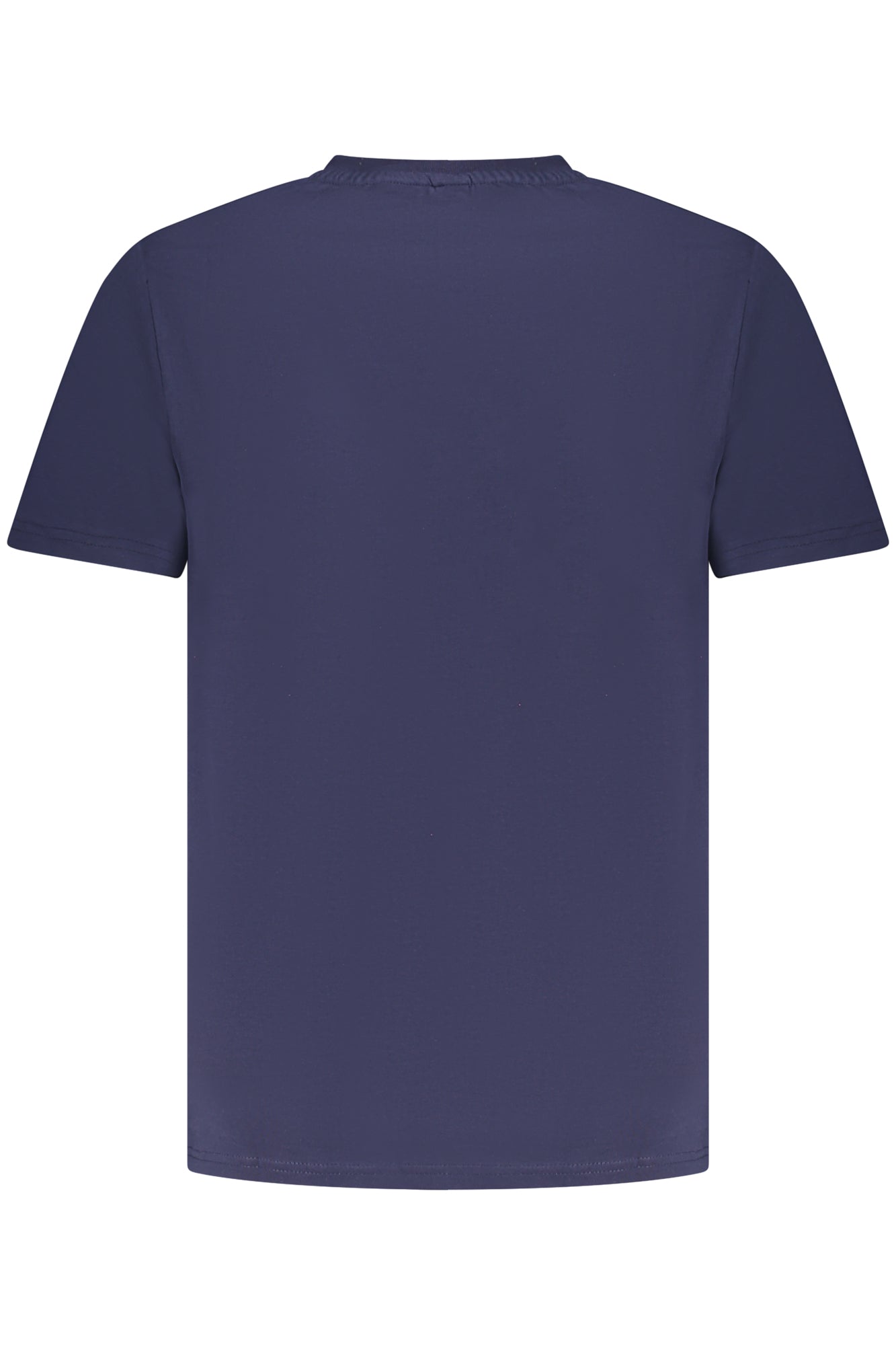 996026000_BL0802 – Herren Kurzarm T-Shirt Blau mit Logodruck und Rundhalsausschnitt – Größe: S, M, L, XL, 2XL, 3XL – Farbe: Blu
