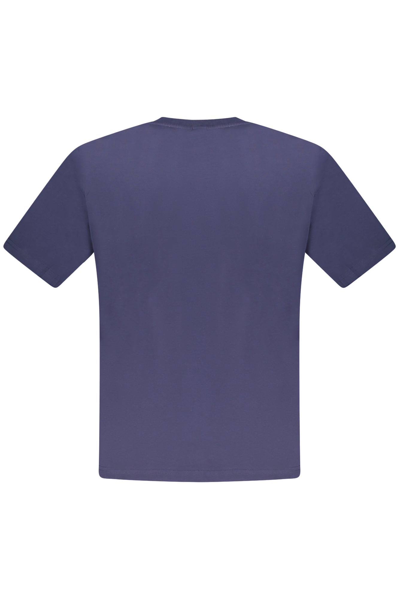 996024000_BL0802 – Blaues Herren T-Shirt mit Rundhals und Druck – Kurzärmeliges Shirt – Größe: S, M, L, XL, 2XL, 3XL – Farbe: Blu