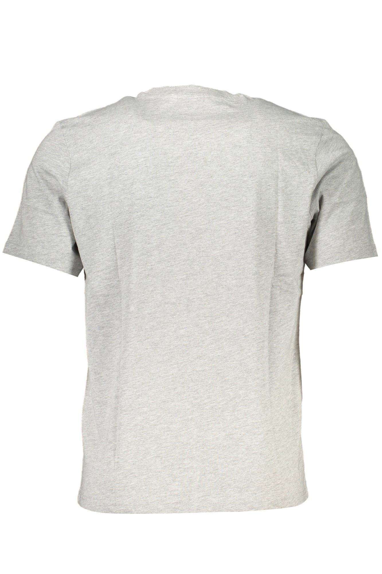 902840000_GR0926 – Herren Graues Kurzarm T-Shirt mit Rundhals & Logo-Druck – Größe: S, M, L, XL, 2XL, 3XL – Farbe: Grigio