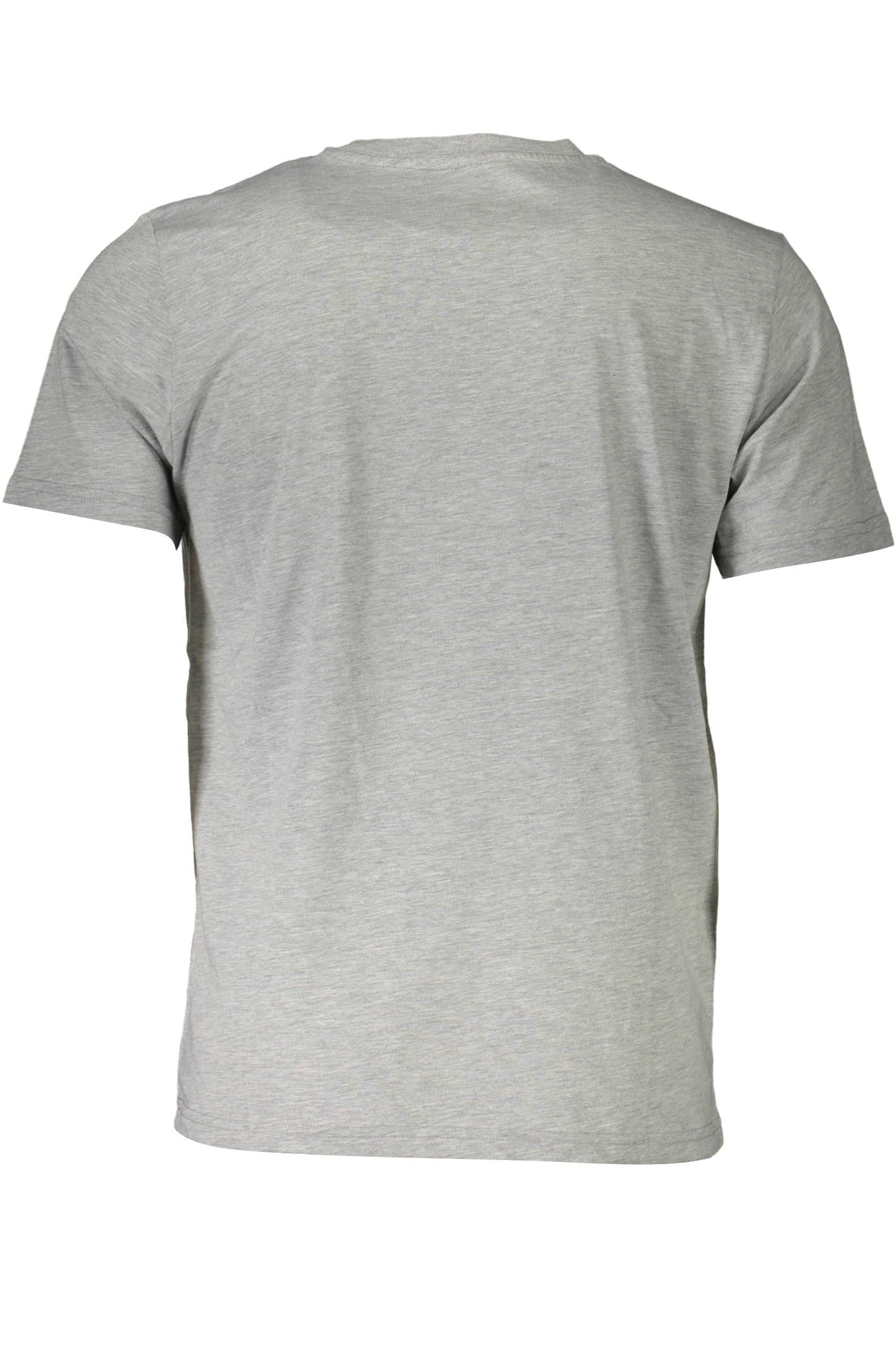 902504-000_GRIGIO_0926 – Graues Herren Kurzarm-T-Shirt mit Rundhals und Logo-Druck – Größe: M, L, XL, 2XL – Farbe: Grigio