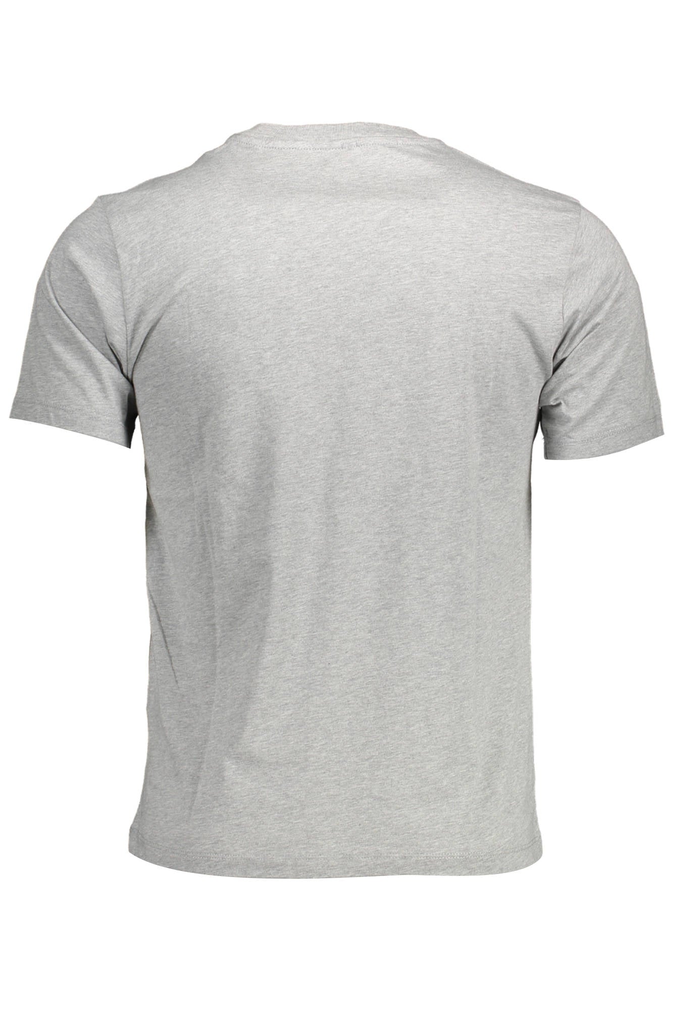 692792-000_GRIGIO_0926 – Herren Kurzarm T-Shirt aus Naturfasern - Grau mit Logo Druck – Größe: L, XL, 2XL – Farbe: Grigio