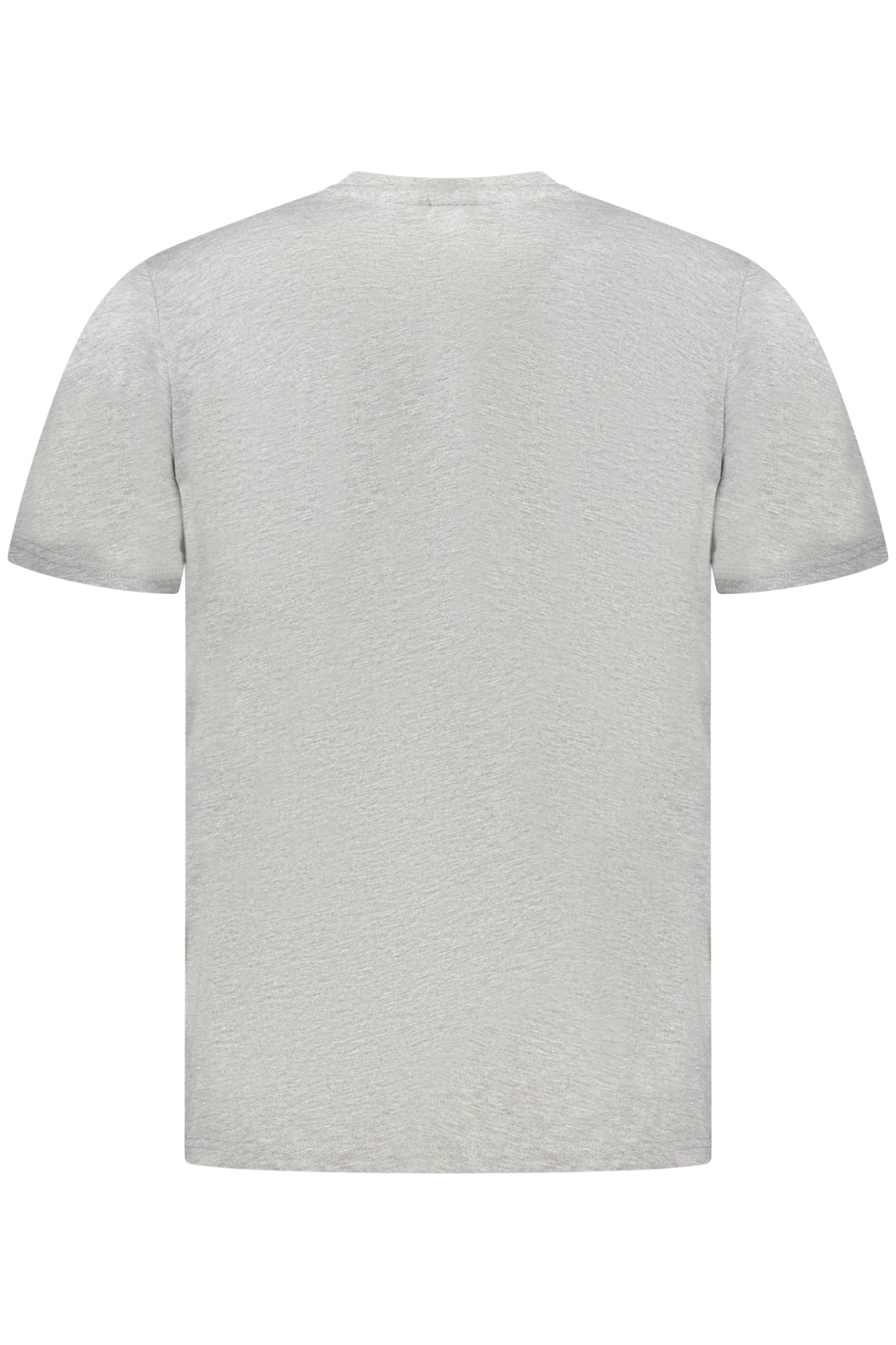 996025000_GR0926 – Graues Kurzarm Herren T-Shirt mit Print und Rundhals Ausschnitt – Größe: S, M, L, XL, 2XL, 3XL – Farbe: Grigio