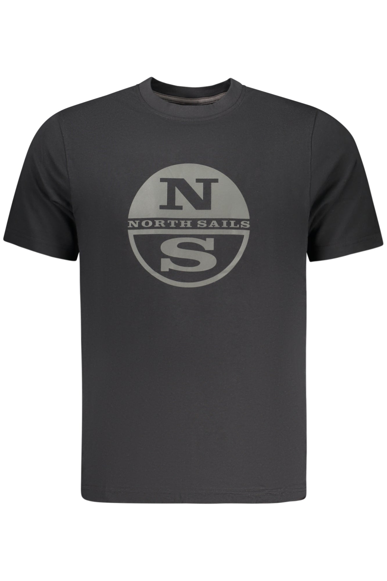 996043000_NE0999 – Kurzarm Herren T-Shirt Rundhals mit Logo-Druck in Schwarz – Größe: S, M, L, XL, 2XL, 3XL – Farbe: Nero