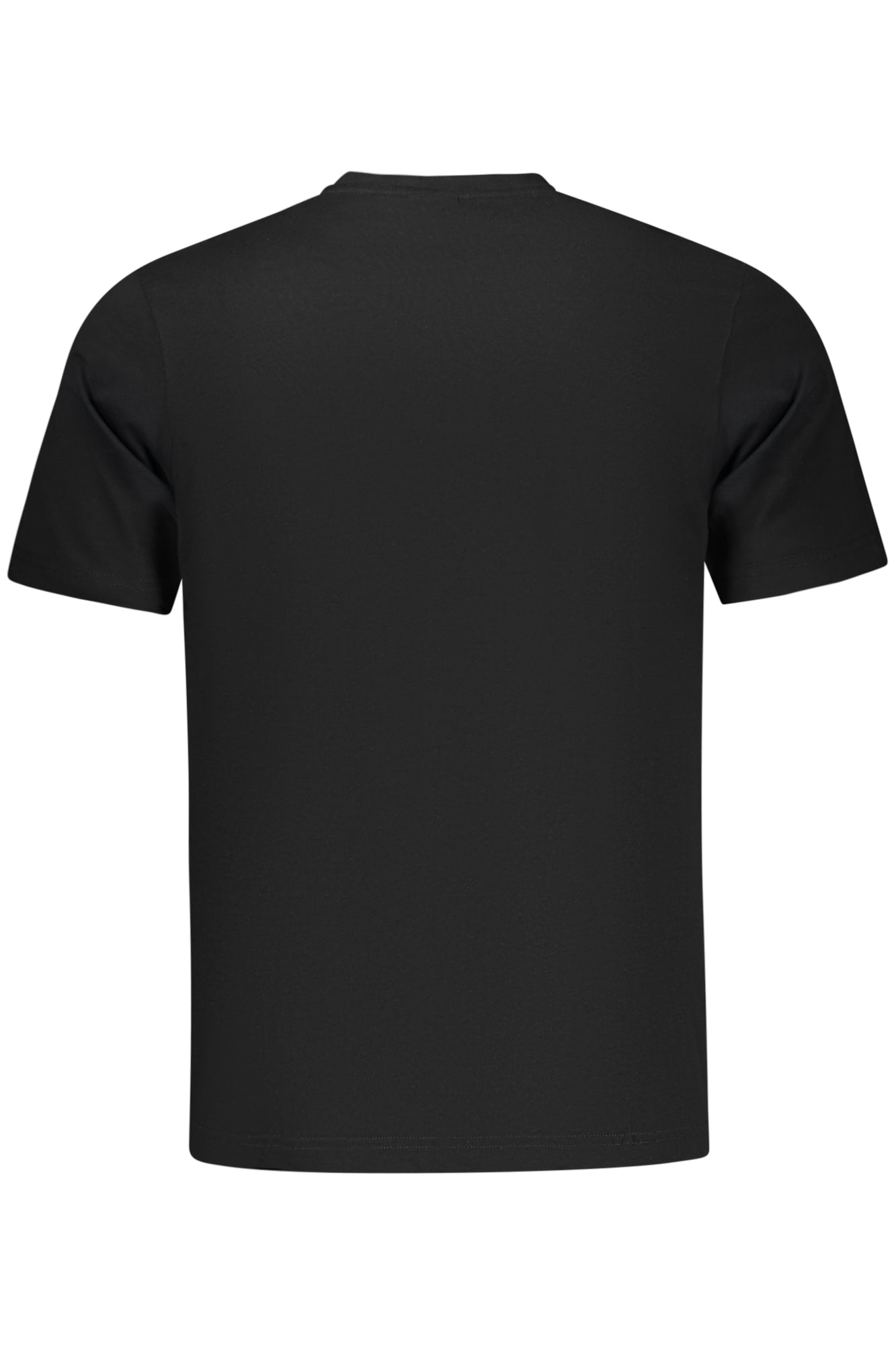 996042000_NE0999 – Schwarzes Herren T-Shirt mit Rundhalsausschnitt und Logo-Druck – Größe: S, M, L, XL, 2XL, 3XL – Farbe: Nero
