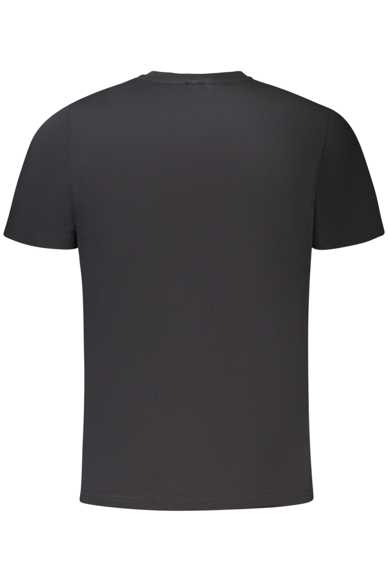 996017000_NE0999 – Herren Kurzarm T-Shirt Schwarz mit Rundhals und Logo-Print – Größe: S, M, L, XL, 2XL, 3XL – Farbe: Nero