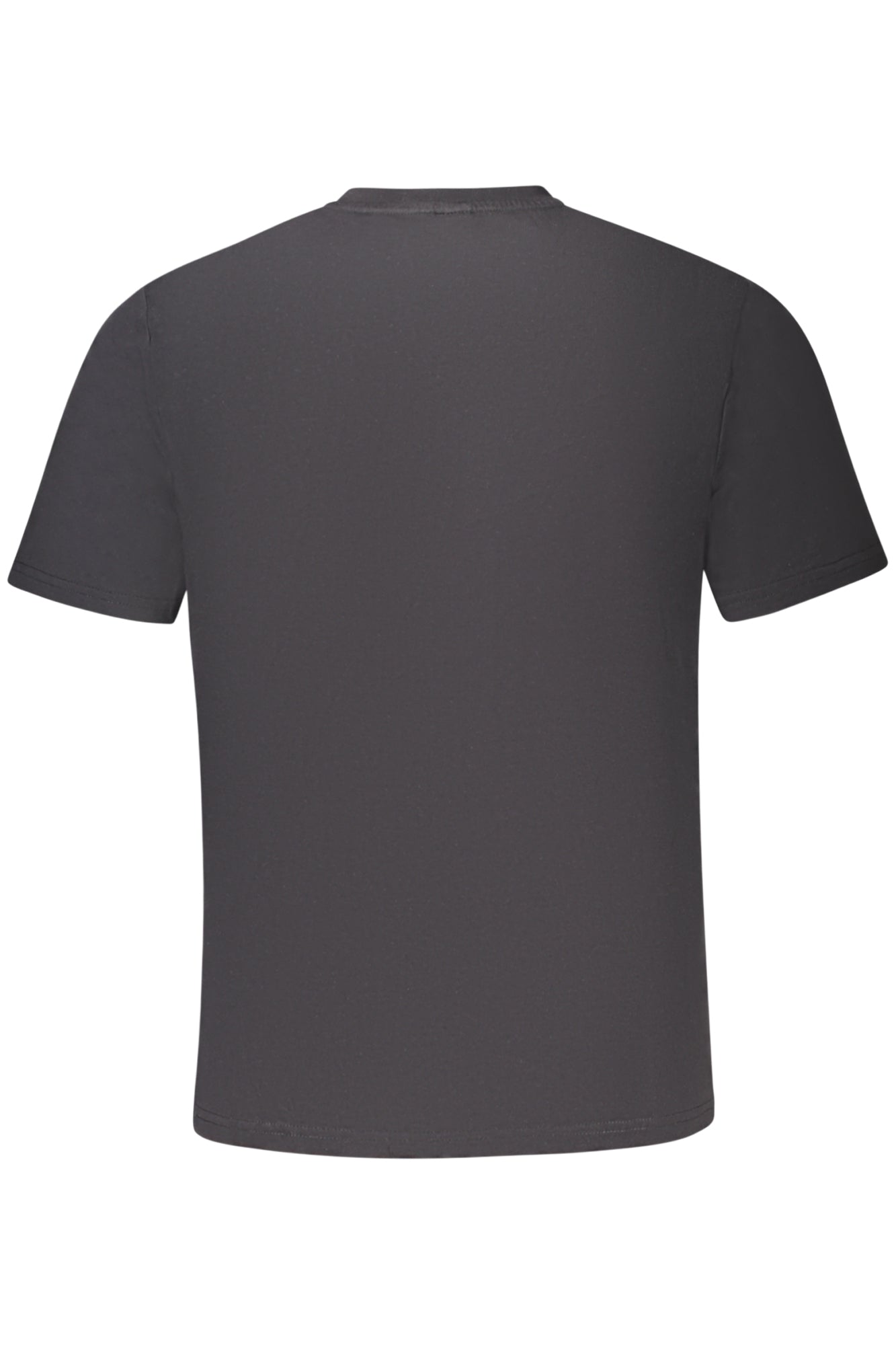 996024000_NE0999 – Hochwertiges Schwarzes Herren T-Shirt mit Print und Rundhals – Größe: S, M, L, XL, 2XL, 3XL – Farbe: Nero