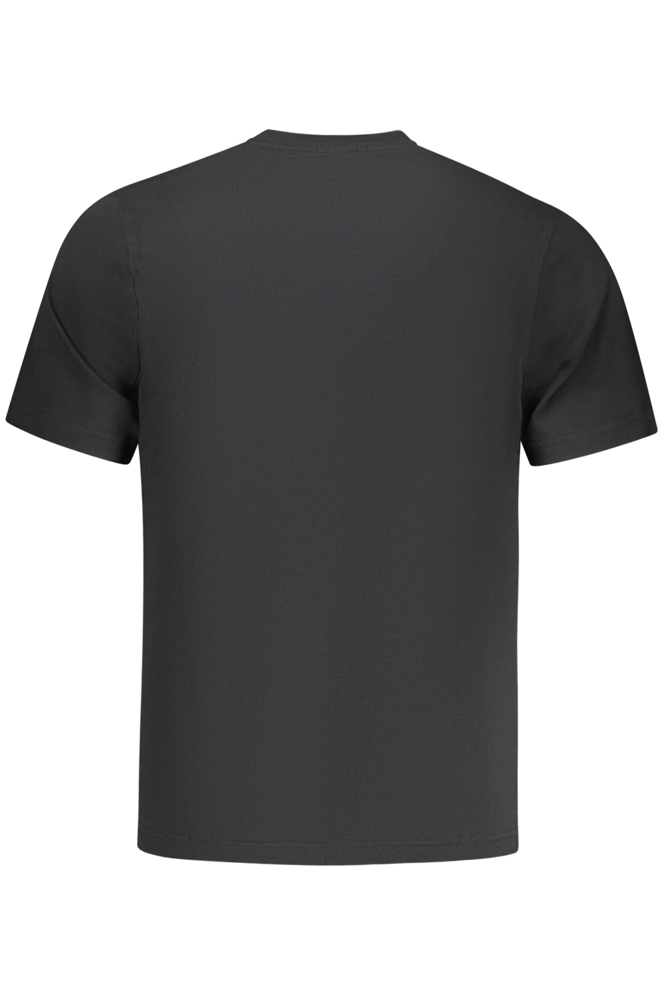 996043000_NE0999 – Kurzarm Herren T-Shirt Rundhals mit Logo-Druck in Schwarz – Größe: S, M, L, XL, 2XL, 3XL – Farbe: Nero