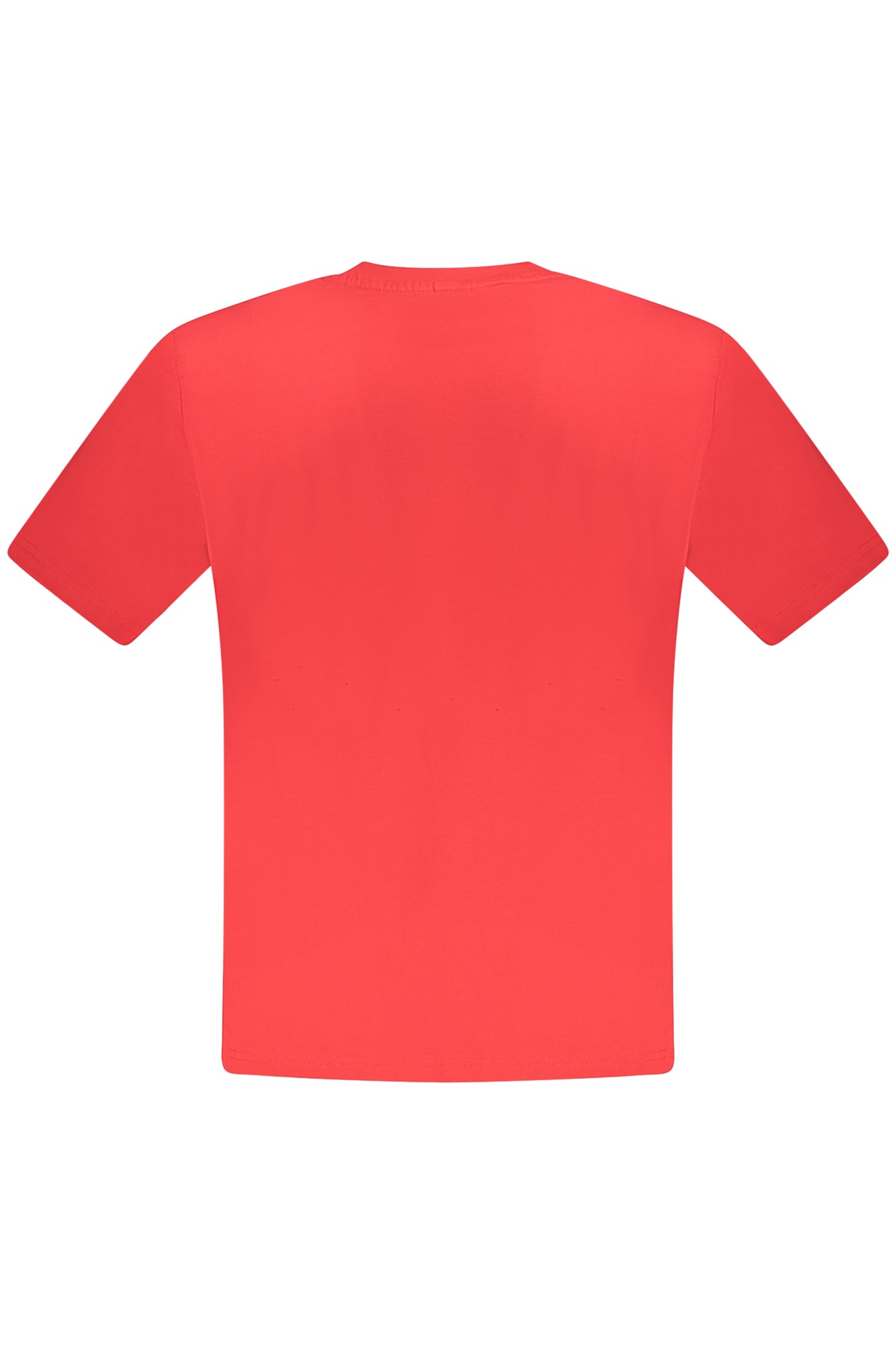 996020000_RO0230 – Herrenkurzarmshirt mit Rundhals und Druck - Rot | Edler Look – Größe: S, M, L, XL, 2XL, 3XL – Farbe: Rosso