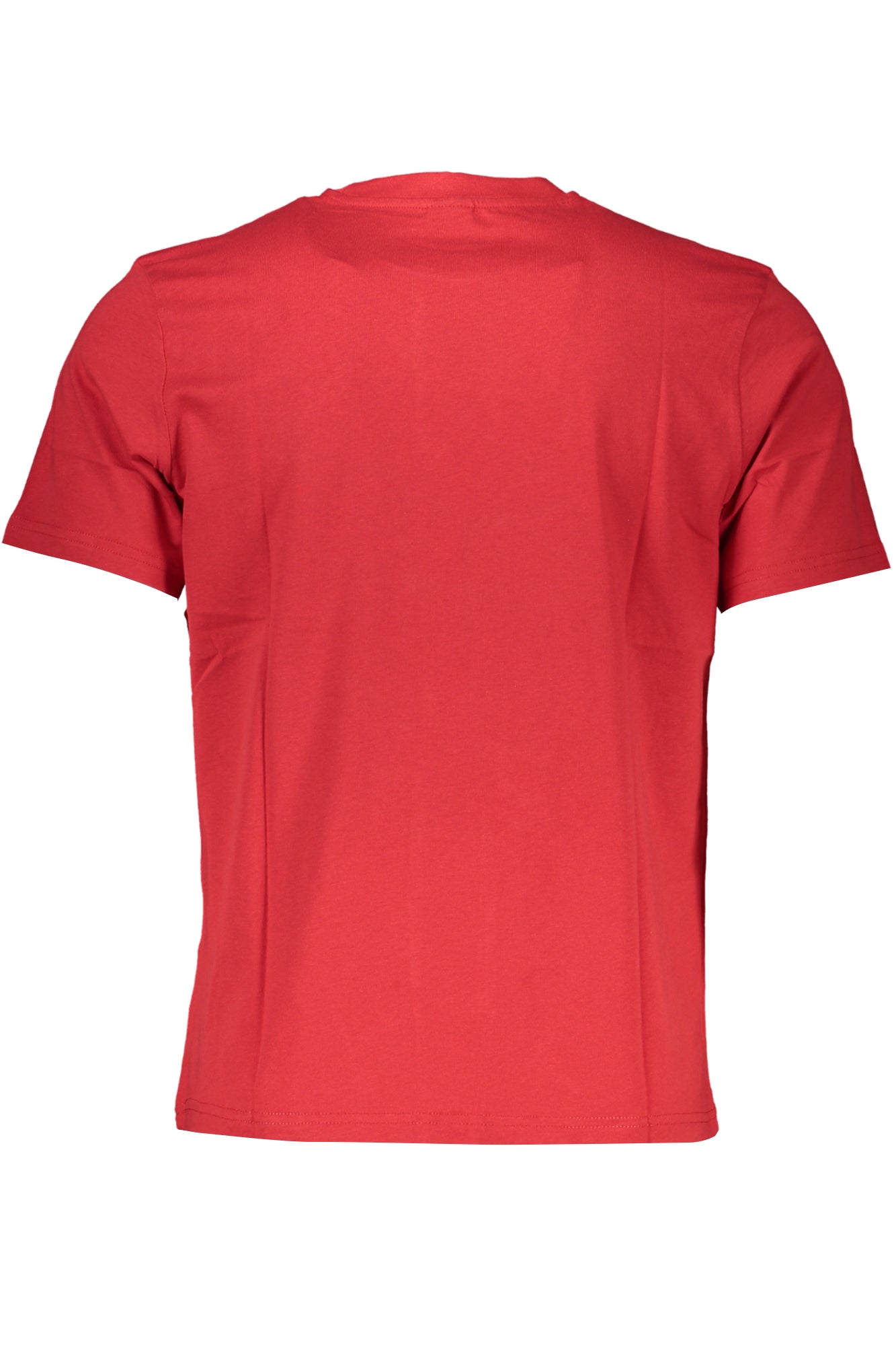 902840000_RO0230 – Kurzarm Herren T-Shirt Rot mit Rundhals & Print-Design – Größe: S, M, L, XL, 2XL, 3XL – Farbe: Rosso