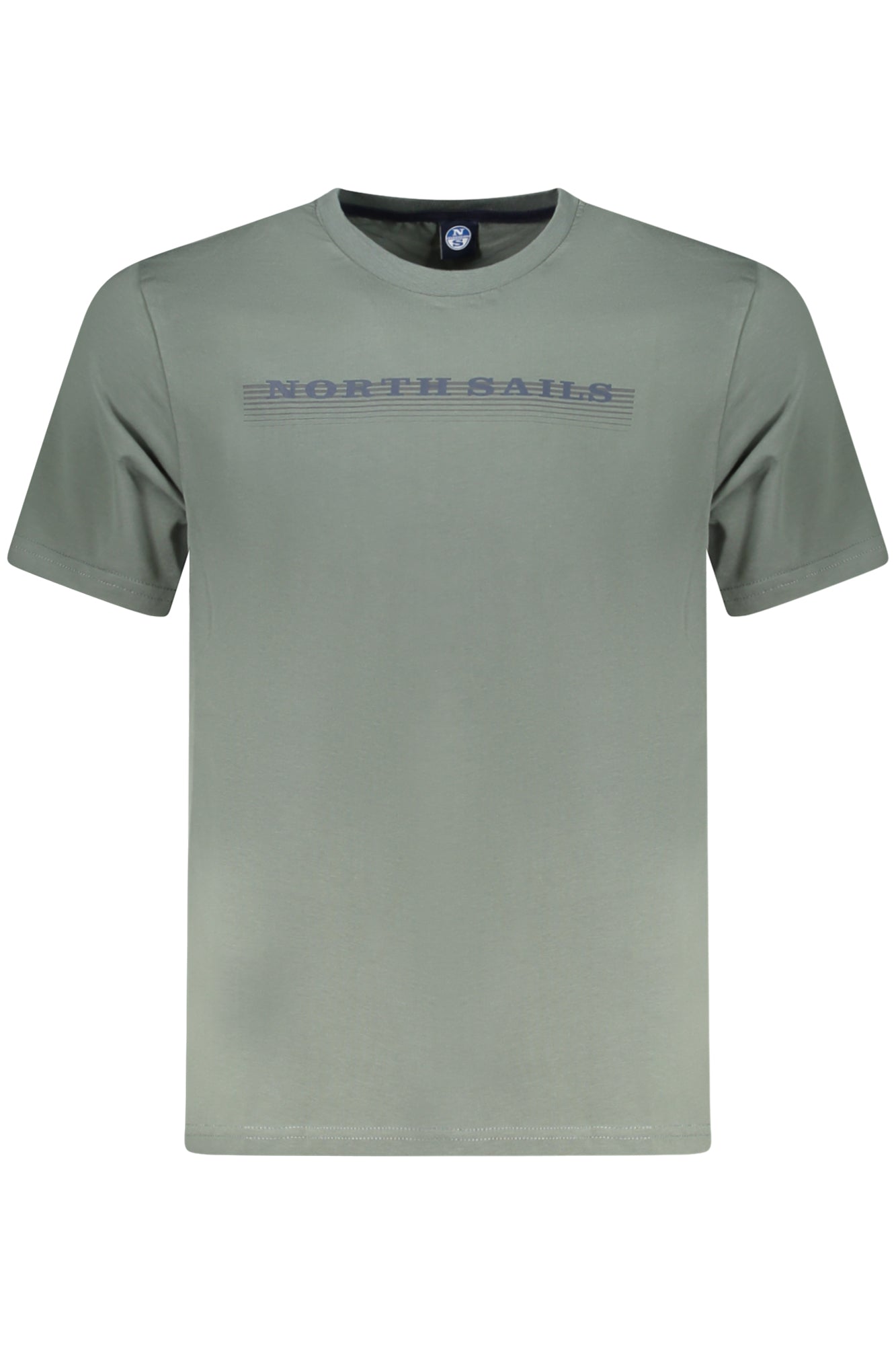 996026000_VE0419 – Grünes Kurzarm Herrenshirt mit Rundhals und Logo-Druck – Größe: S, M, L, XL, 2XL, 3XL – Farbe: Verde