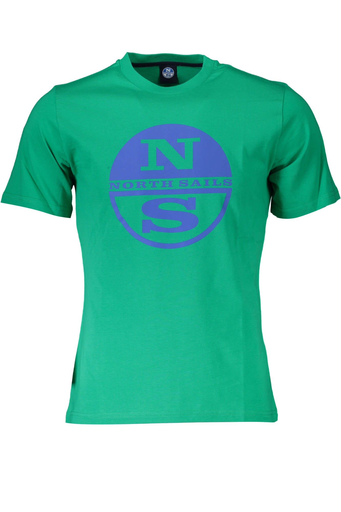 902504-000_VERDE_0423 – Grünes Herren T-Shirt mit Print und Rundhalsausschnitt - Kurzarmshirt – Größe: M, L, XL, 2XL, 3XL – Farbe: Verde
