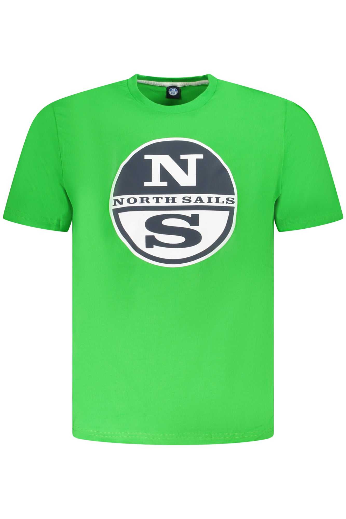 996018000_VE0432 – Grünes Herren T-Shirt mit Logo-Druck und Rundhals – Größe: S, M, L, XL, 2XL, 3XL – Farbe: Verde