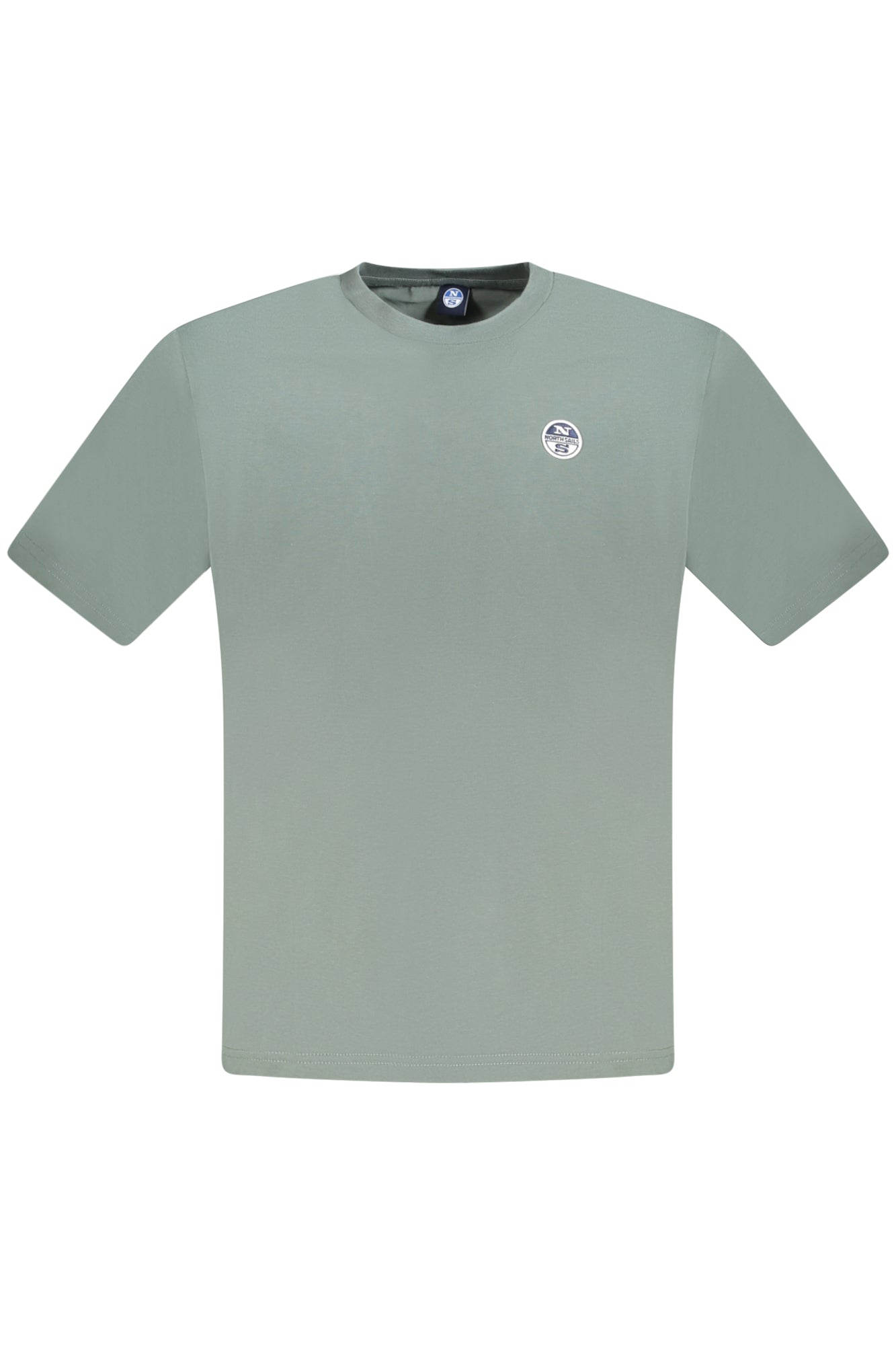 996016000_VE0419 – Herren Kurzarm T-Shirt in Grün mit Logo und Applikation – Größe: S, M, L, XL, 2XL, 3XL – Farbe: Verde