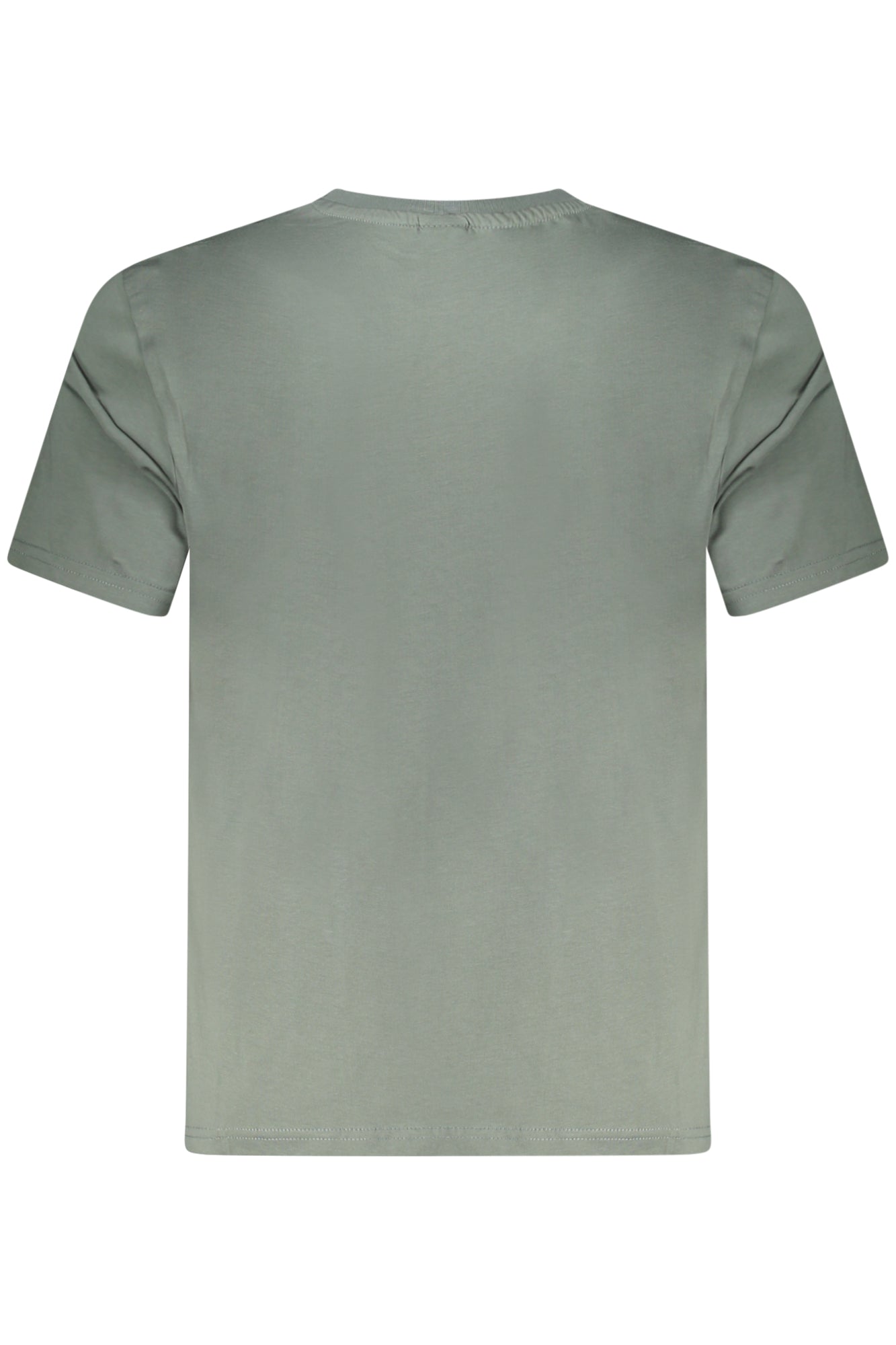 996026000_VE0419 – Grünes Kurzarm Herrenshirt mit Rundhals und Logo-Druck – Größe: S, M, L, XL, 2XL, 3XL – Farbe: Verde
