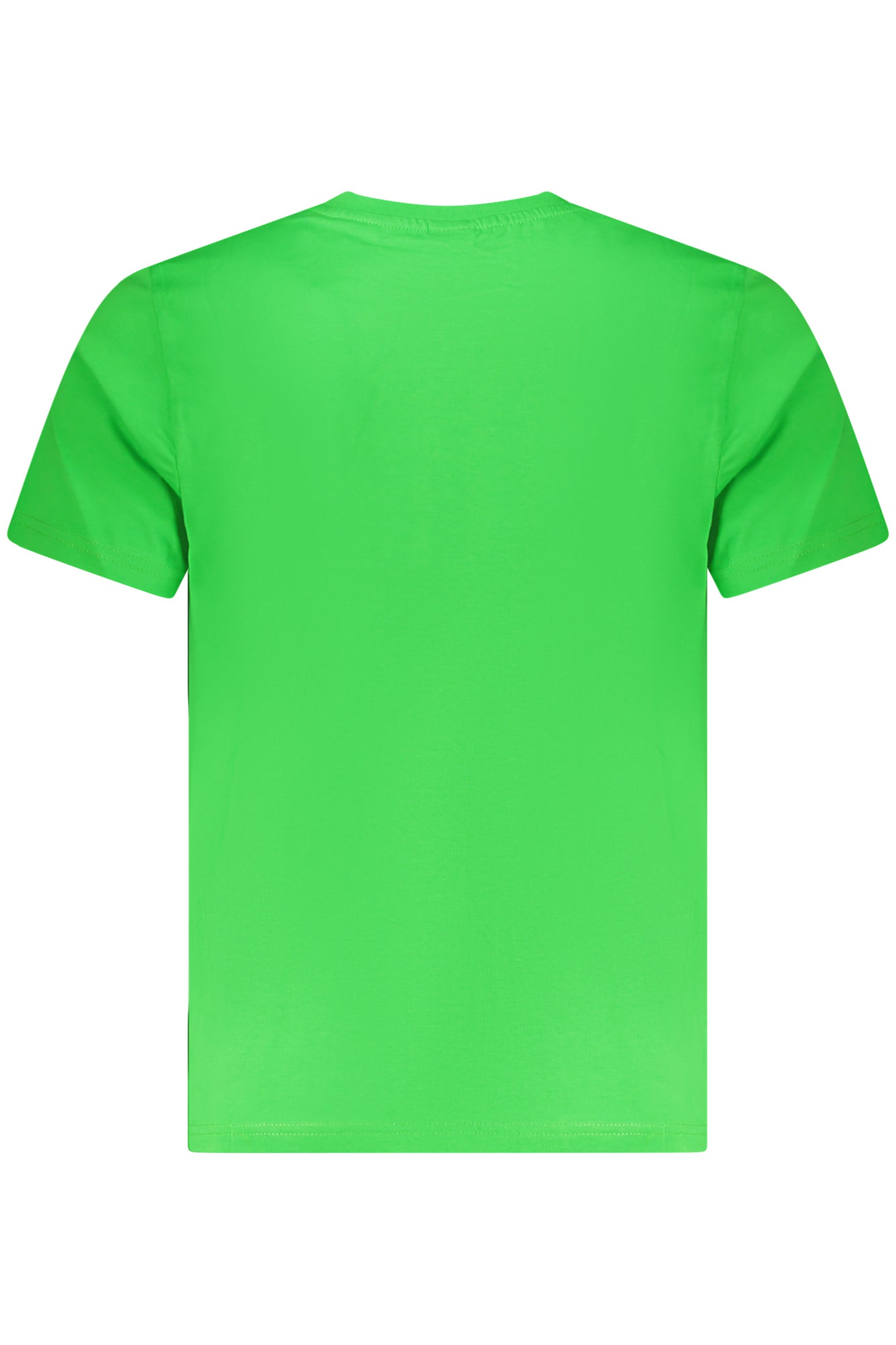 996019000_VE0432 – Herren Kurzarm T-Shirt Grün mit Rundhals und Logo-Druck – Größe: S, M, L, XL, 2XL, 3XL – Farbe: Verde