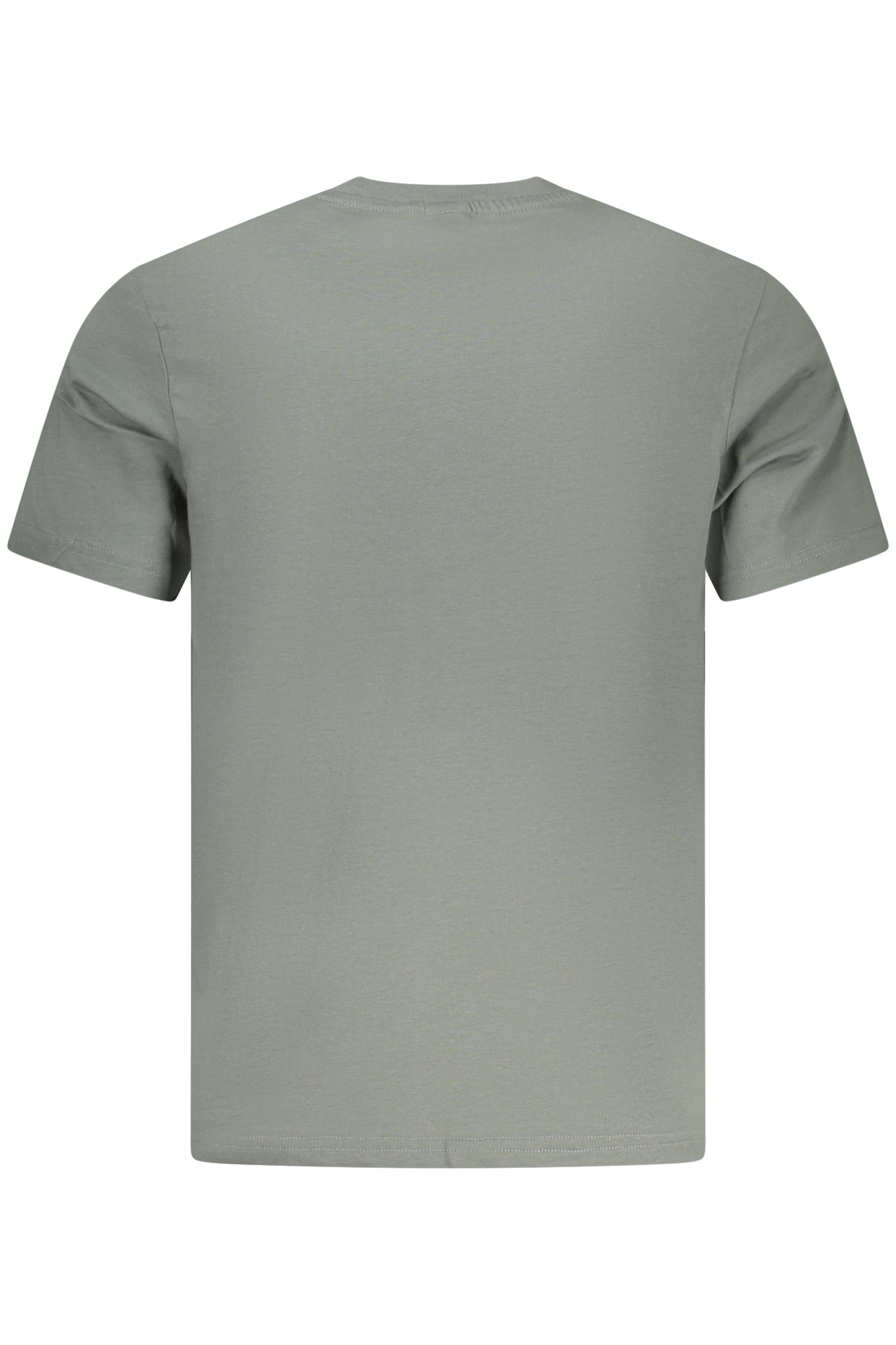 996041000_VE0419 – Stylisches Herren T-Shirt in Grün mit Logo-Applikation und Rundhals – Größe: S, M, L, XL, 2XL, 3XL – Farbe: Verde
