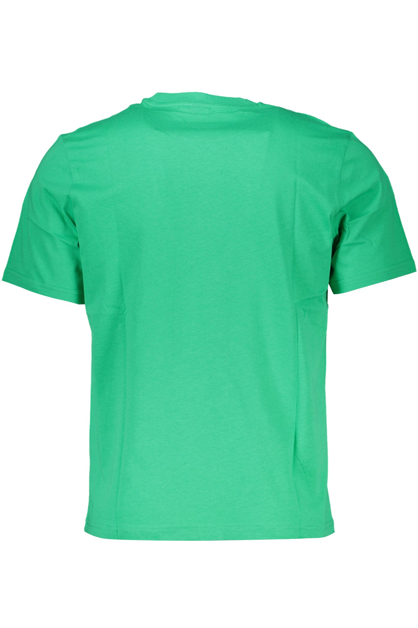 902840000_VE0409 – Grünes Herren Kurzarm T-Shirt mit Rundhals und Aufdruck – Größe: S, M, L, XL, 2XL, 3XL – Farbe: Verde