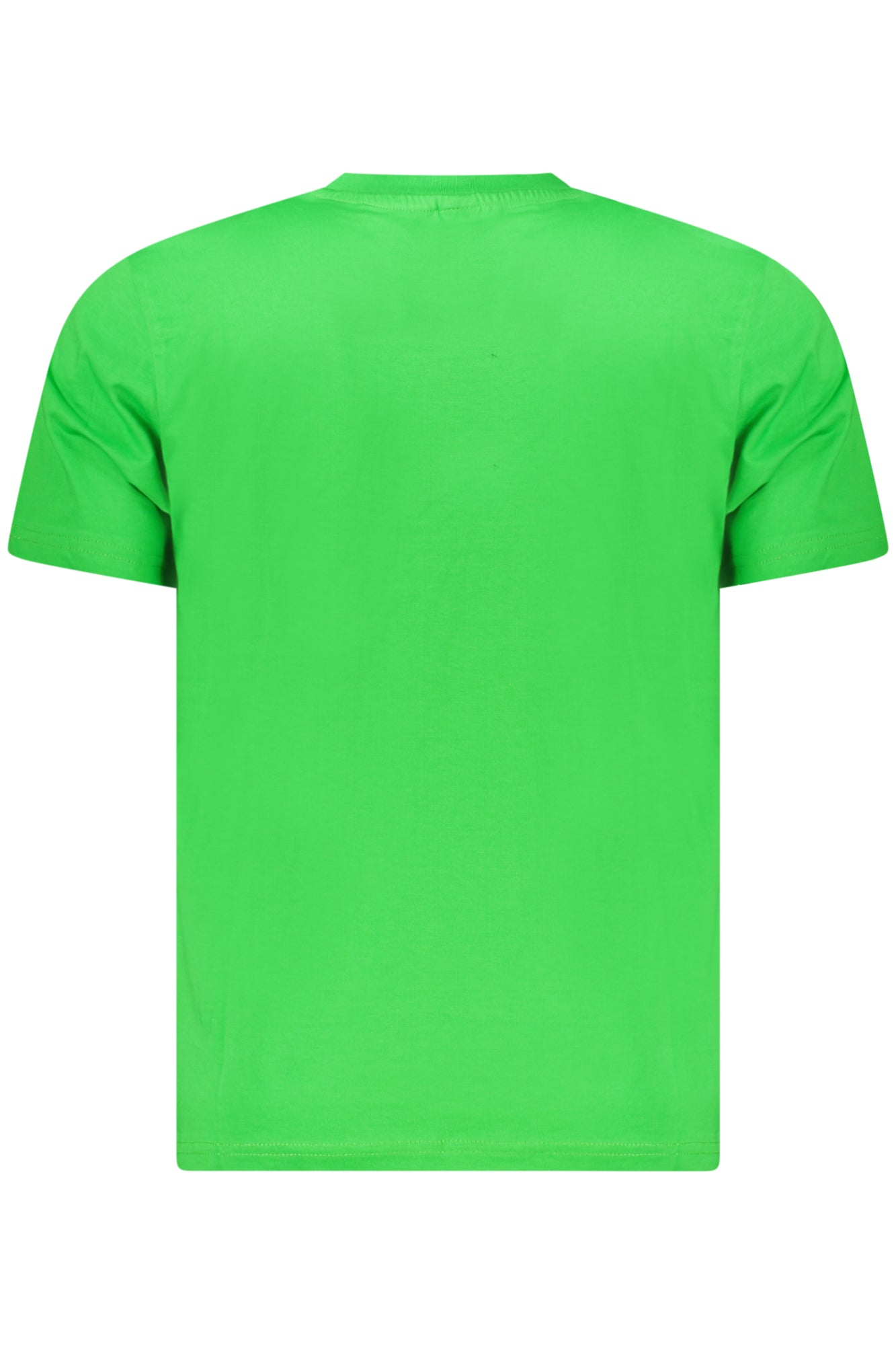 996022000_VE0432 – Grünes Herren T-Shirt mit Rundhals und Logodruck – Kurzarmstil – Größe: S, M, L, XL, 2XL, 3XL – Farbe: Verde