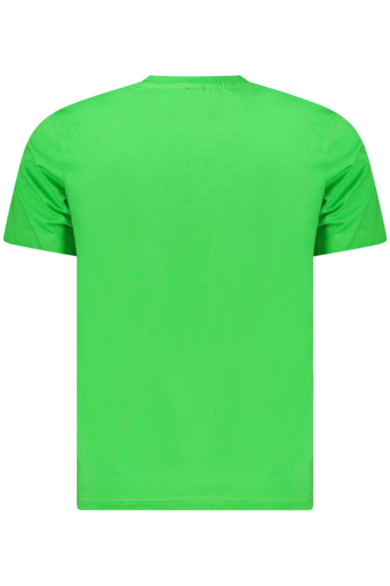 996025000_VE0432 – Grünes Kurzarm Herren T-Shirt mit Rundhals und Logo-Print – Größe: S, M, L, XL, 2XL – Farbe: Verde