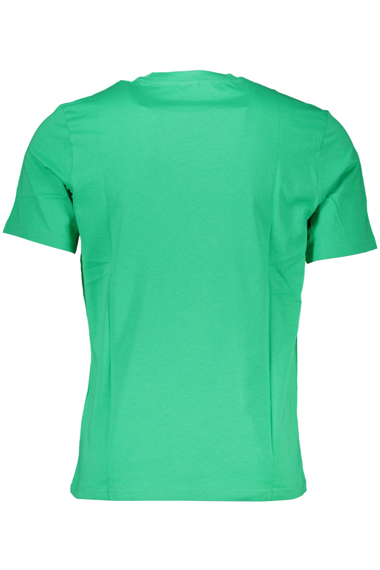902834000_VE0409 – Herren Kurzarm T-Shirt in Grün mit Rundhals und Logo-Druck – Größe: S, M, L, XL, 2XL, 3XL – Farbe: Verde