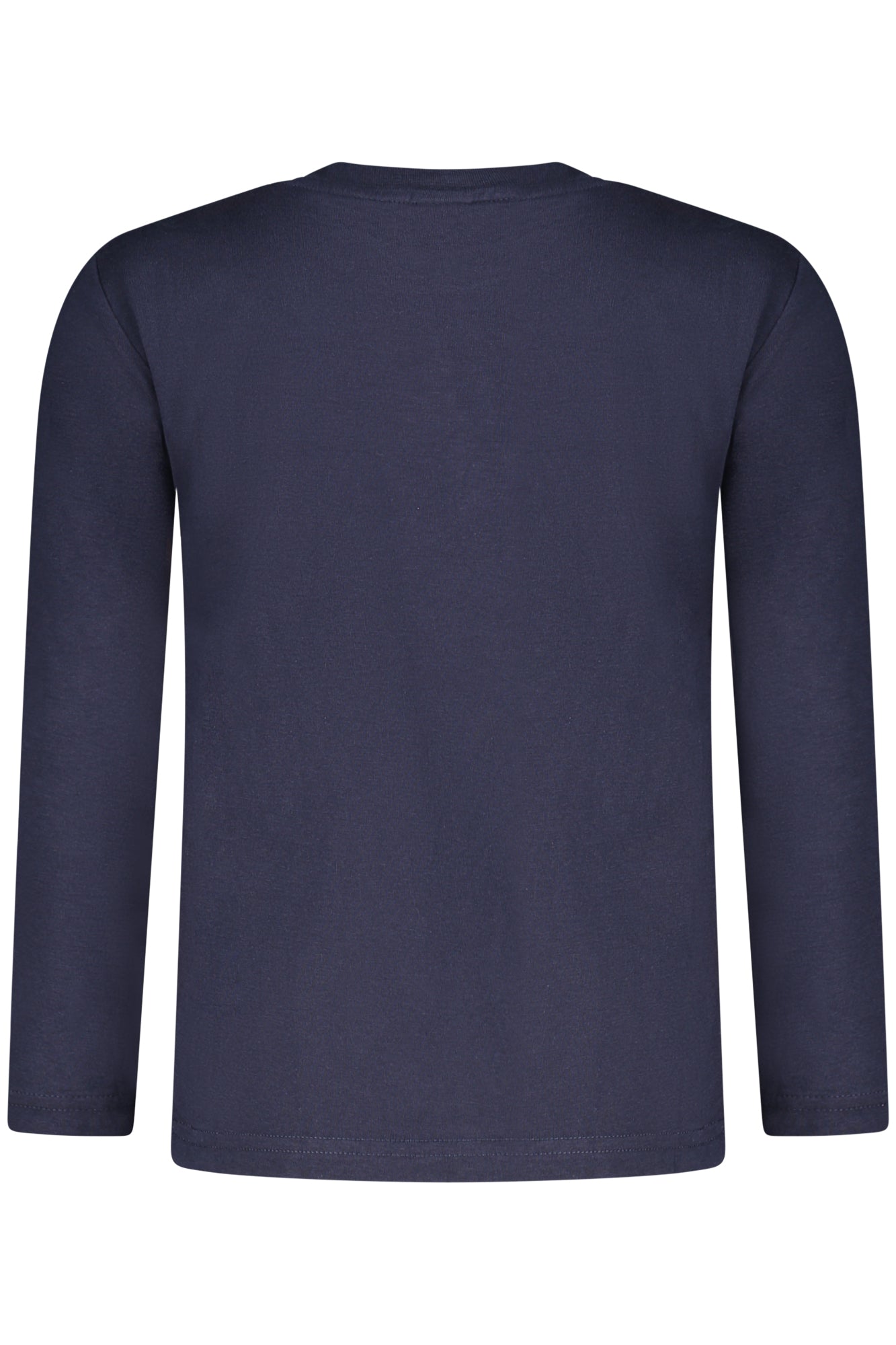 795232000_BL0802 – Blaues Kinder Langarm-T-Shirt mit Druck – Nachhaltige Mode – Größe: 6A, 8A, 10A, 12A, 14A – Farbe: Blu