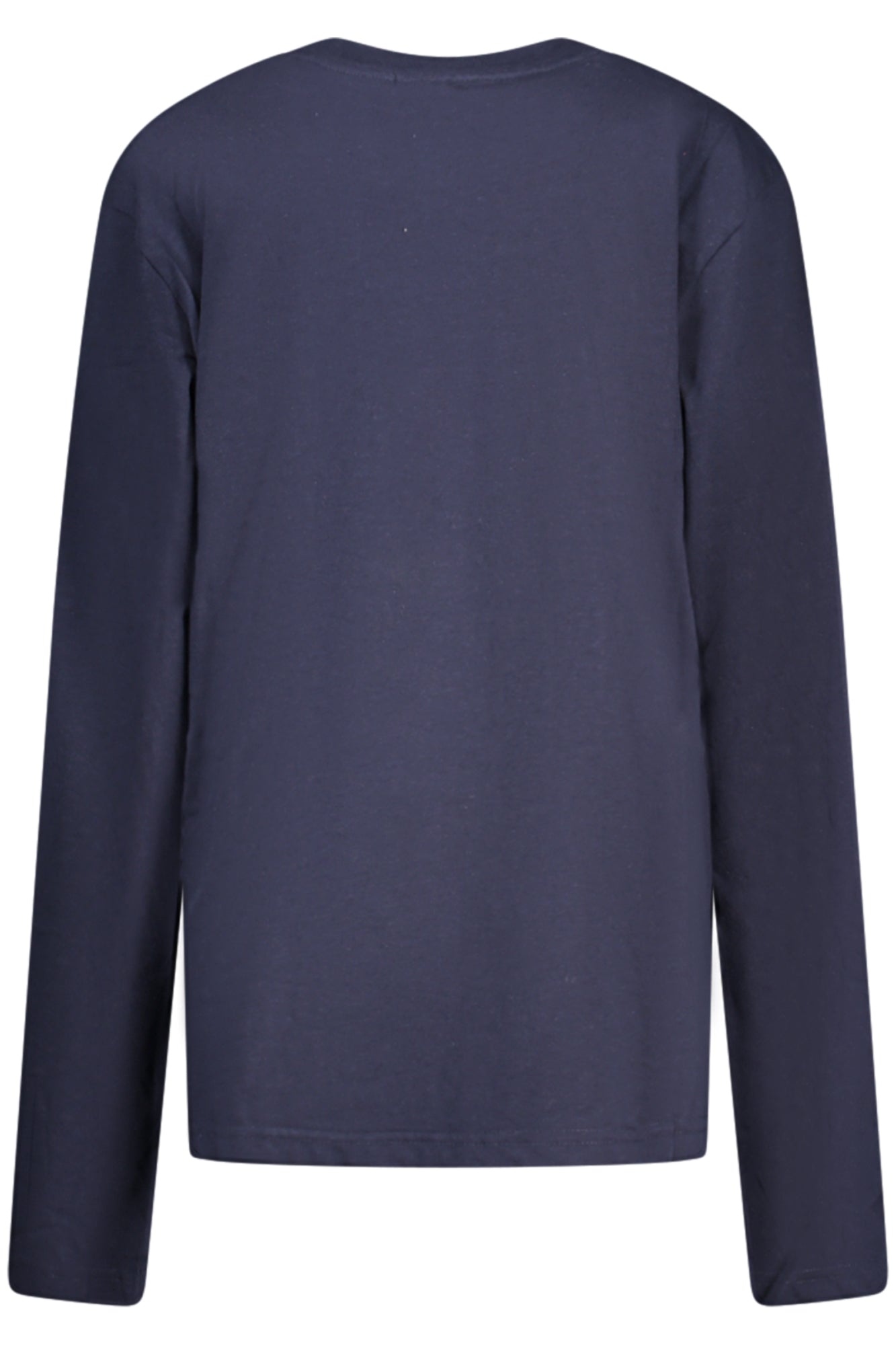 795230000_BL0802 – Blaues Kinder Langarmshirt mit Rundhals & Logo – Ocean Positive – Größe: 6A, 8A, 10A, 12A, 14A – Farbe: Blu
