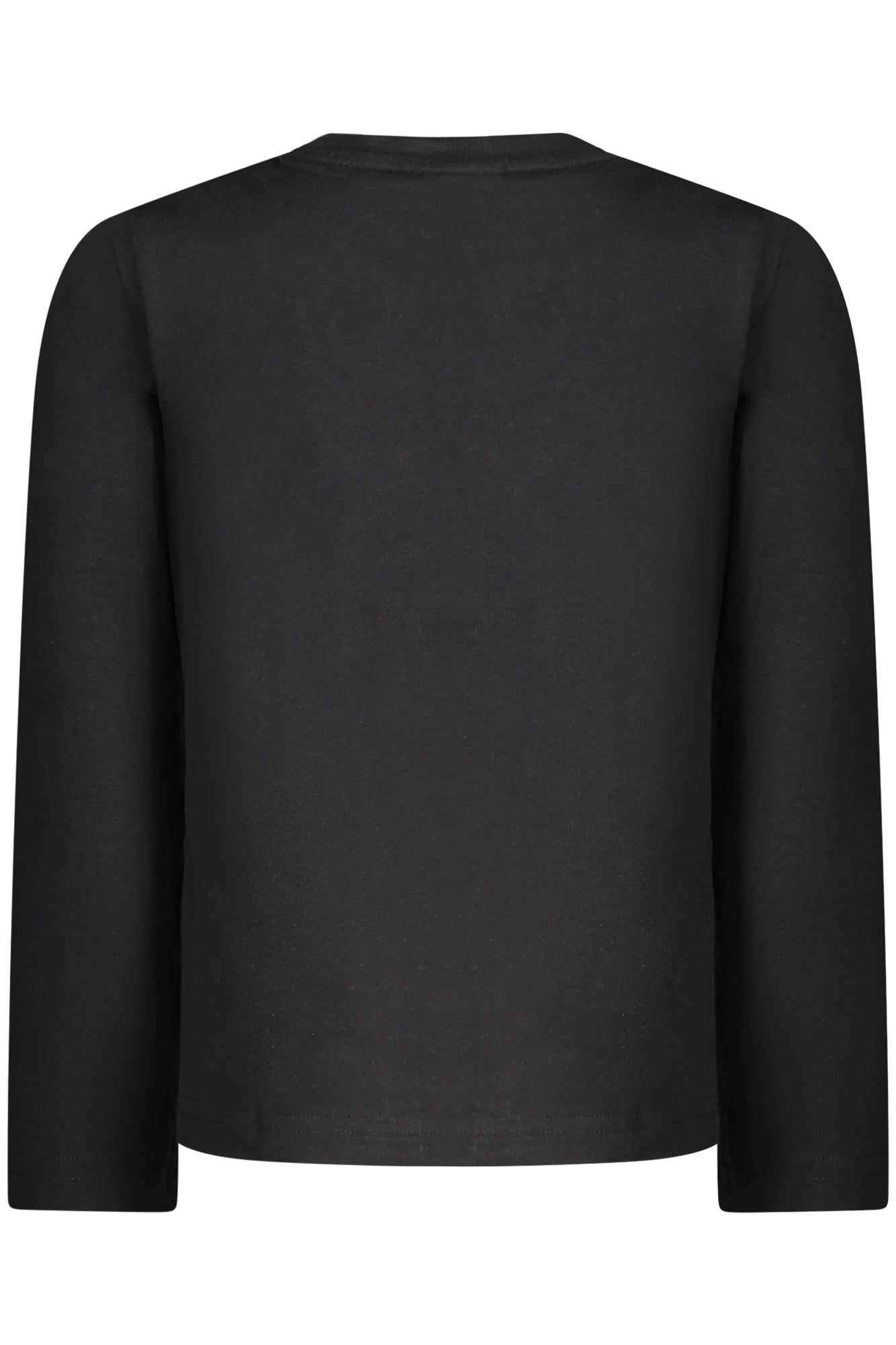 795231000_NE0999 – Langarm-T-Shirt für Kinder – Schwarz, Nachhaltig mit Logo-Design – Größe: 6A, 8A, 10A, 12A, 14A – Farbe: Nero