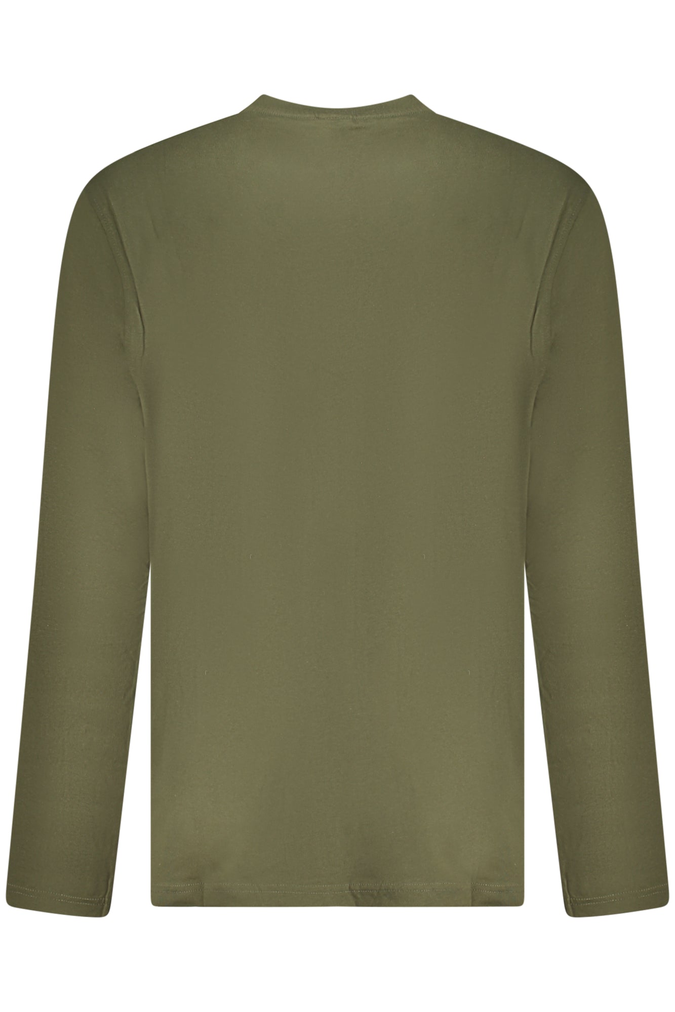 693008000_VE0437 – Grünes Langarmshirt für Herren – Nachhaltiger Style mit Logo-Druck – Größe: 2XL – Farbe: Verde