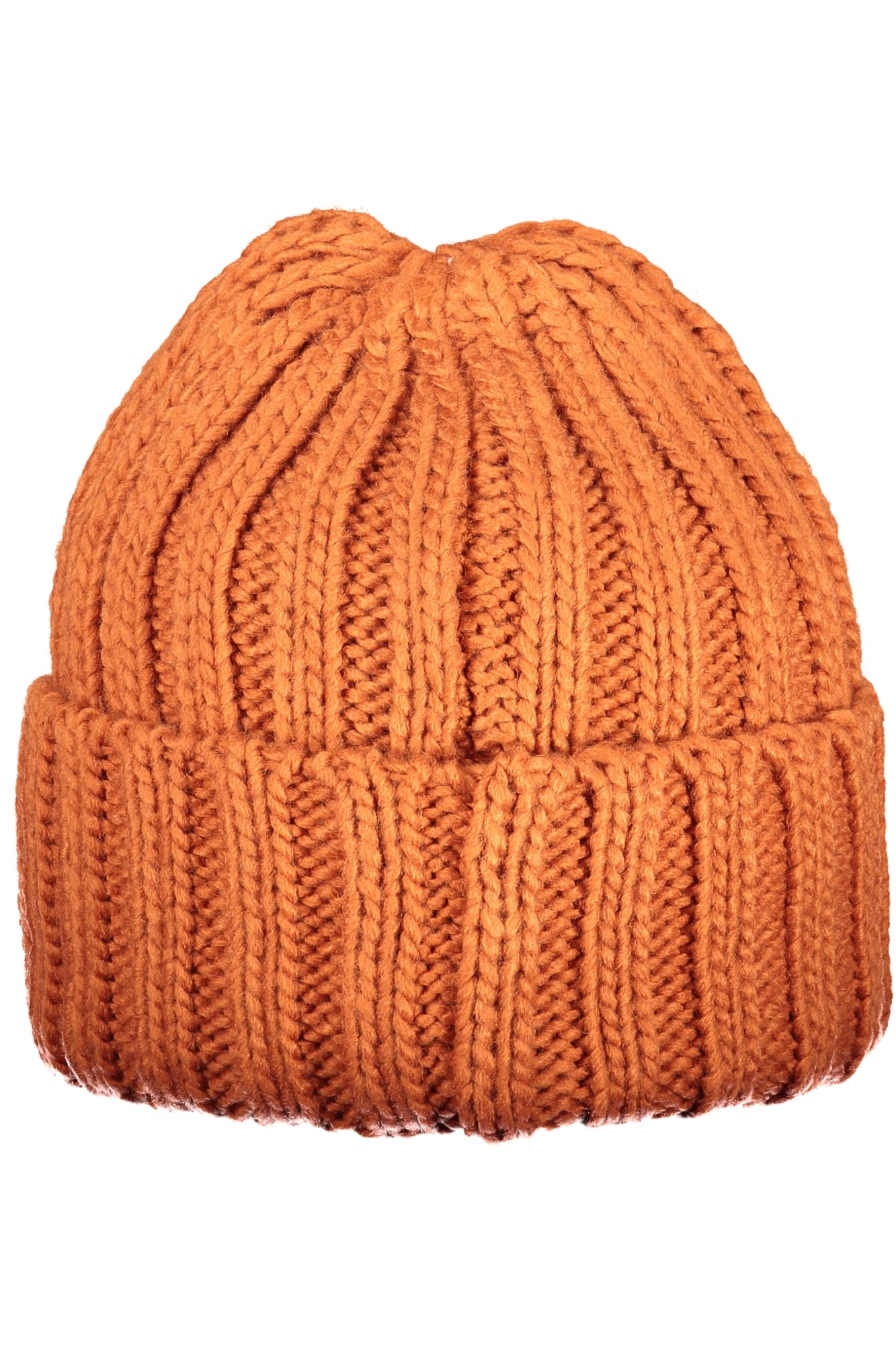 850103_ARRUSTY – Orangene Herrenmütze mit Norwegen-Logo-Applikation – Trend 2023 – Größe: UNI – Farbe: Arancione