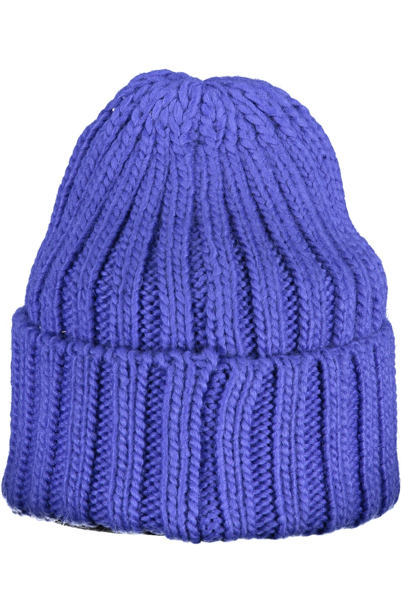 130103_BLROYAL – Blaue Herrenkappe mit Applikation und Logo - Klassischer Norwegen-Style – Größe: UNI – Farbe: Blu