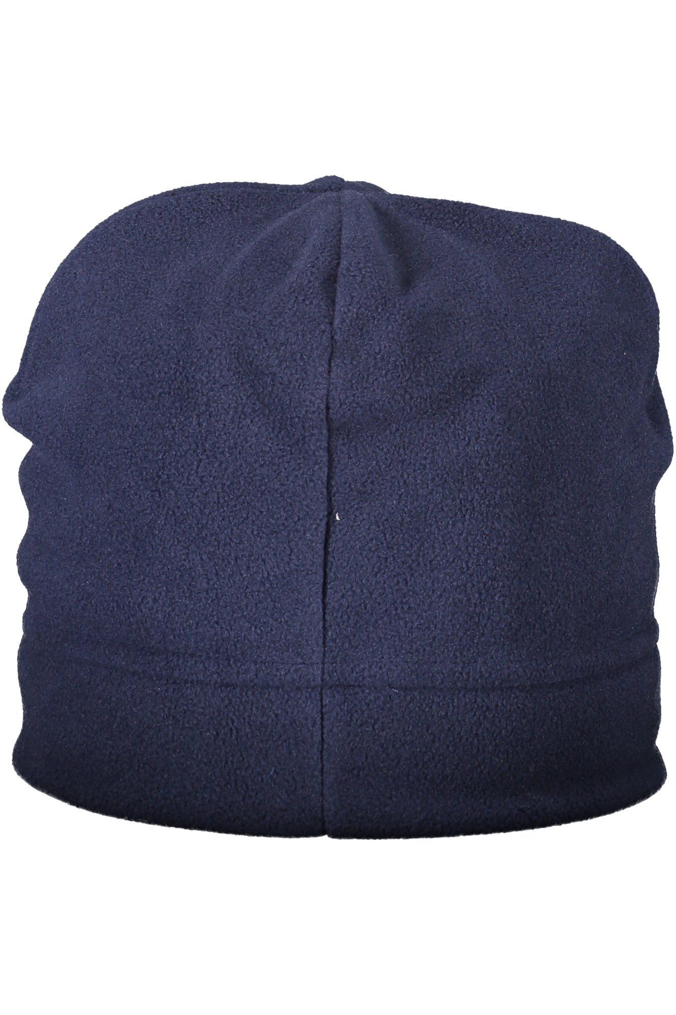 840101_BLNAVY – Blaues Herren-Set aus Fleece: Mütze und Schal mit Applikation – Größe: UNI – Farbe: Blu