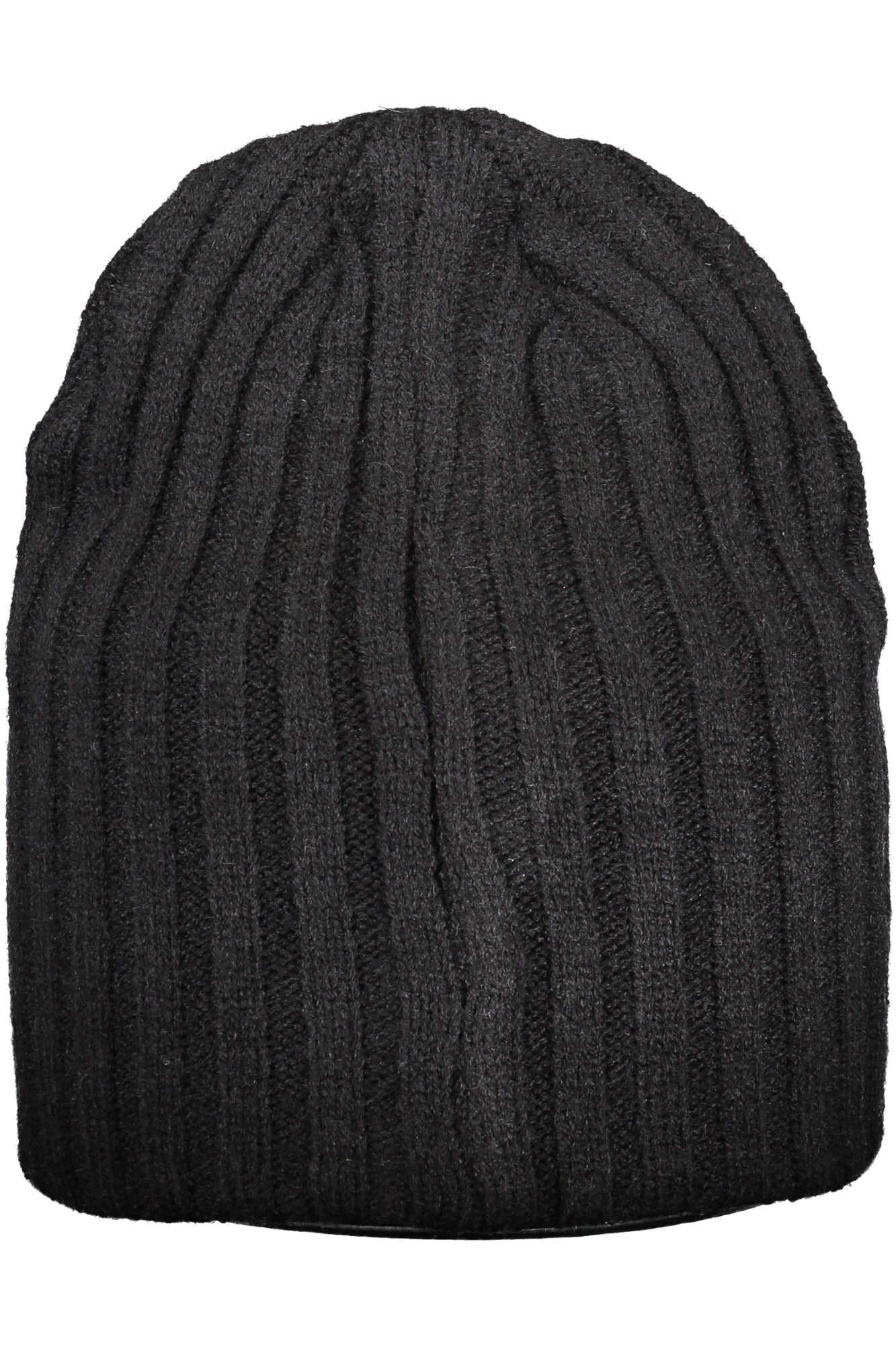 840105_NEBLACK – Klassische schwarze Herrenkappe mit Norwegen-Logo-Applikation – Größe: UNI – Farbe: Nero