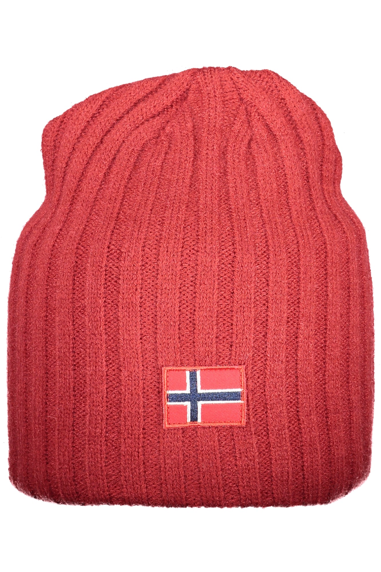 840105_RORED – Rote Herrenmütze mit Norwegen 1963 Design - Perfekt für den Alltag – Größe: UNI – Farbe: Rosso