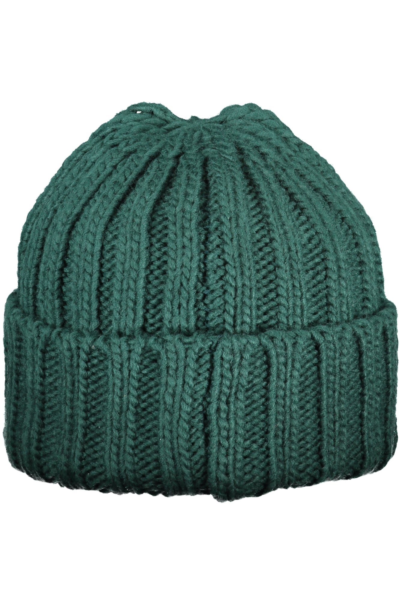 850103_VEALPINE – Grüne Norwegen Herrenmütze mit stilvoller Applikation und Logo – Größe: UNI – Farbe: Verde