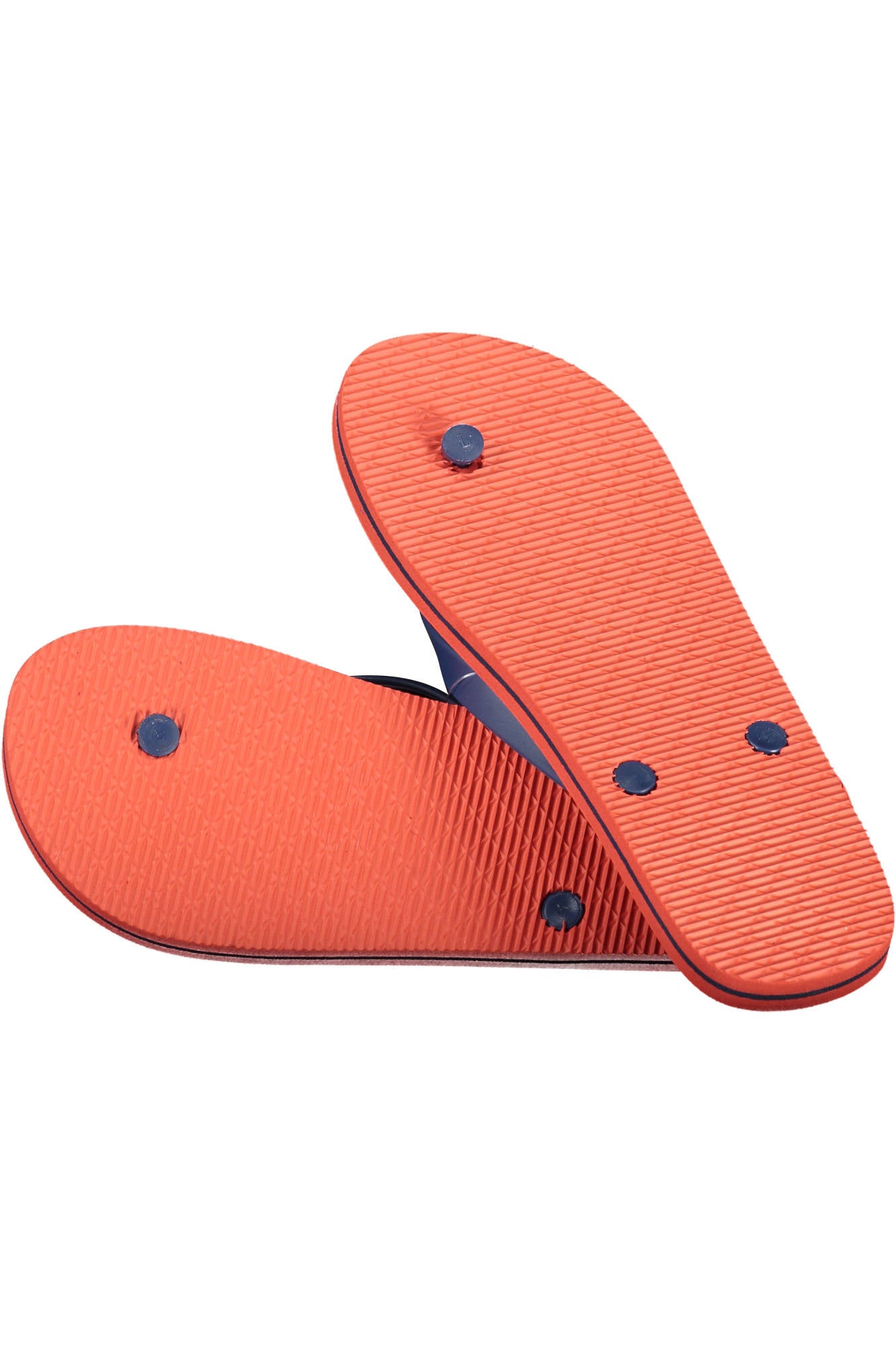 831004_ROSSO_RED-RACE – Herren Pantoletten: Rote Zehentrenner mit Kontrast und Druck – Größe: 41, 42, 43, 44, 45 – Farbe: Rosso