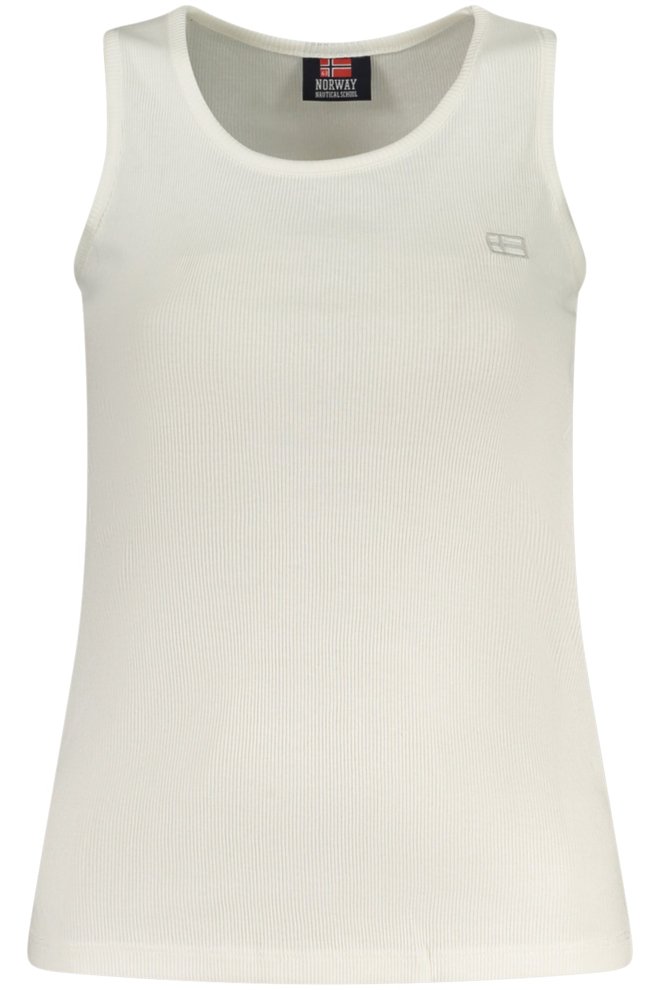 856220_BIWHITE – Elegantes Damen-Tanktop in Weiß mit feiner Stickerei – Größe: S, M, L, XL – Farbe: Bianco
