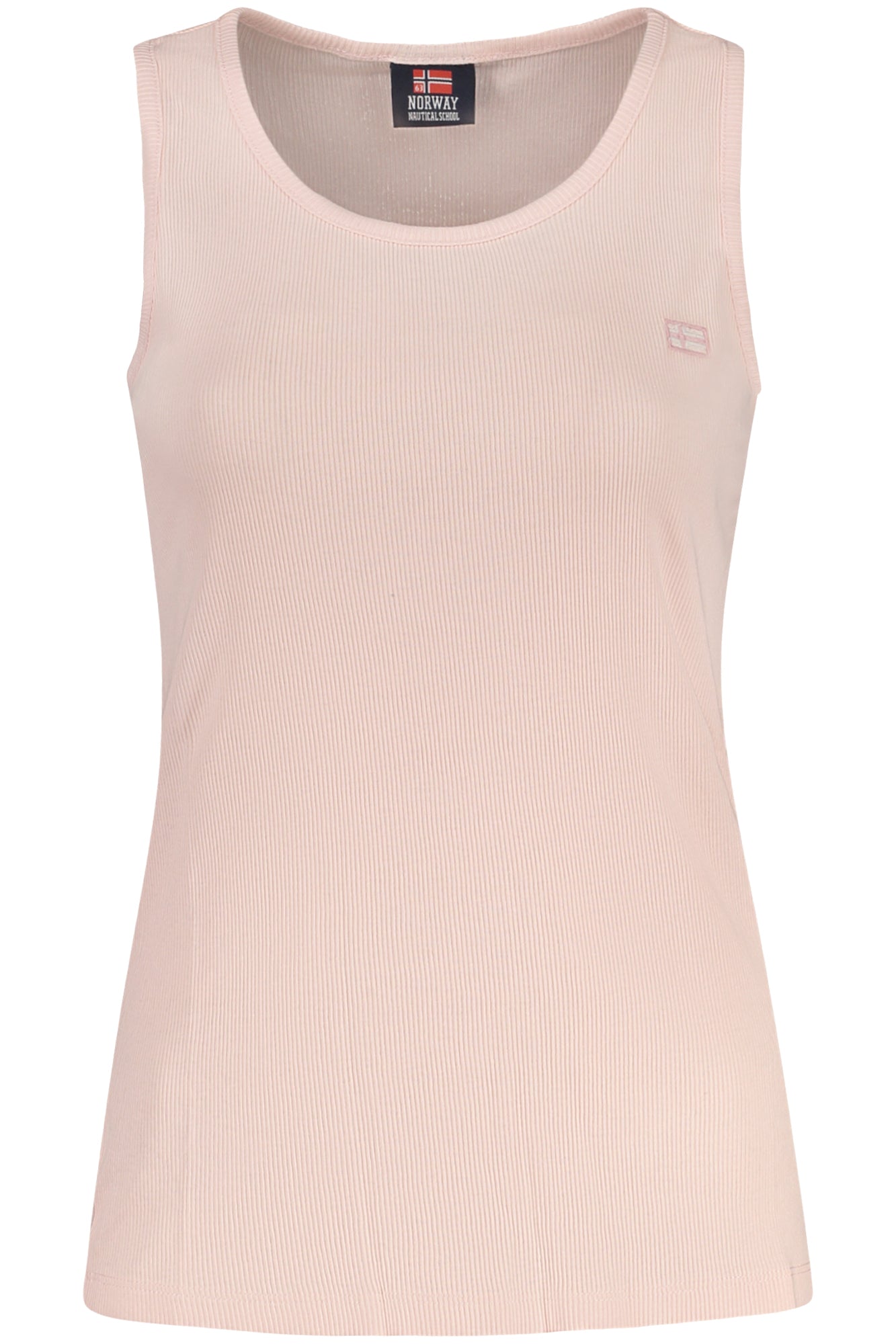 856220_RSCHARME – Rosa Damen Tanktop mit Stickerei - Exklusives Norwegen Design – Größe: S, M, L, XL – Farbe: Rosa